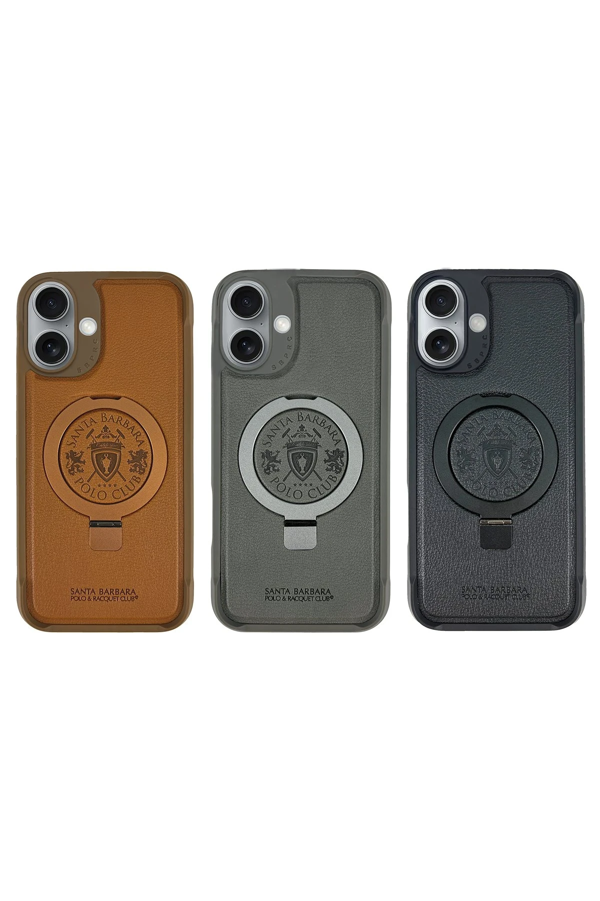 Santa Barbara Polo Racquet Club iPhone 16 Primo Magsafe Stand Kapak