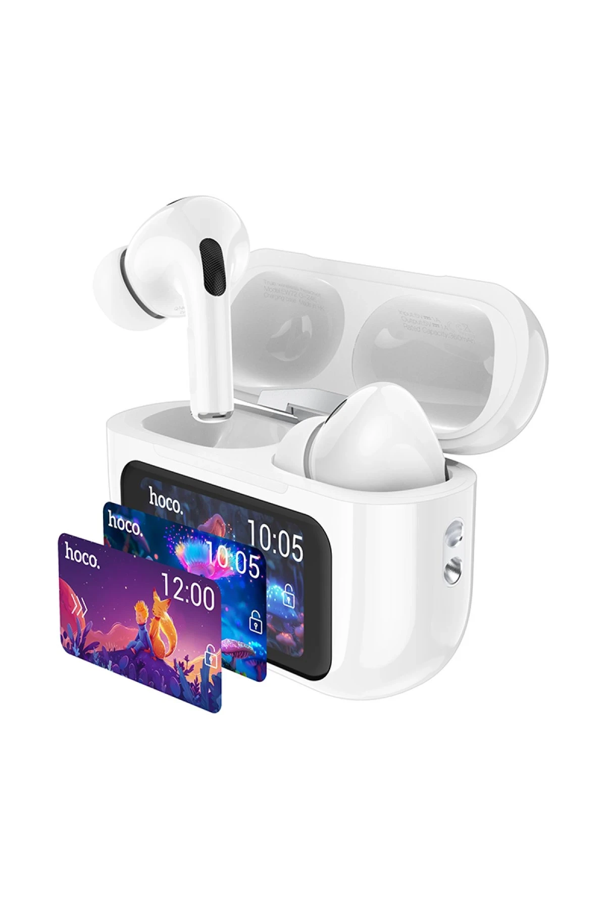 Hoco. EW72 BT 5.4 Aktif Gürültü Engelleyici Özellikli Dijital Dokunmatik Ekranlı Airpods Bluetooth Kulaklık