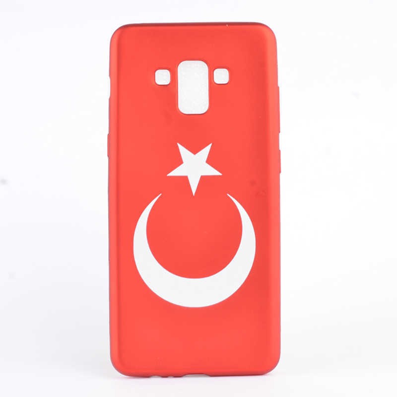 Galaxy J7 Duo Kılıf Zore Bayrak Silikon