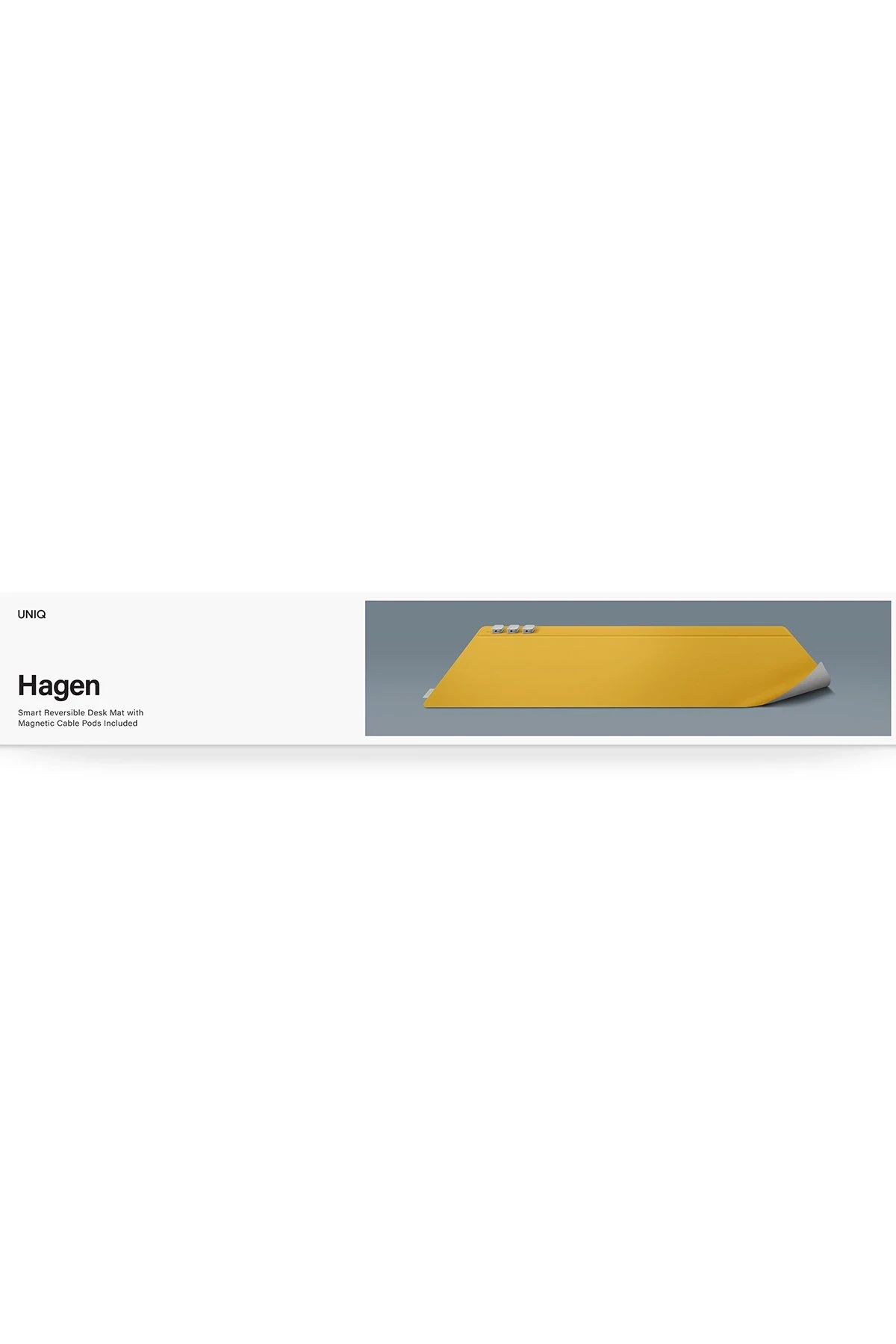 Uniq Hagen Reversible Kablo Organizerli Silikon Masaüstü Düzenleyici