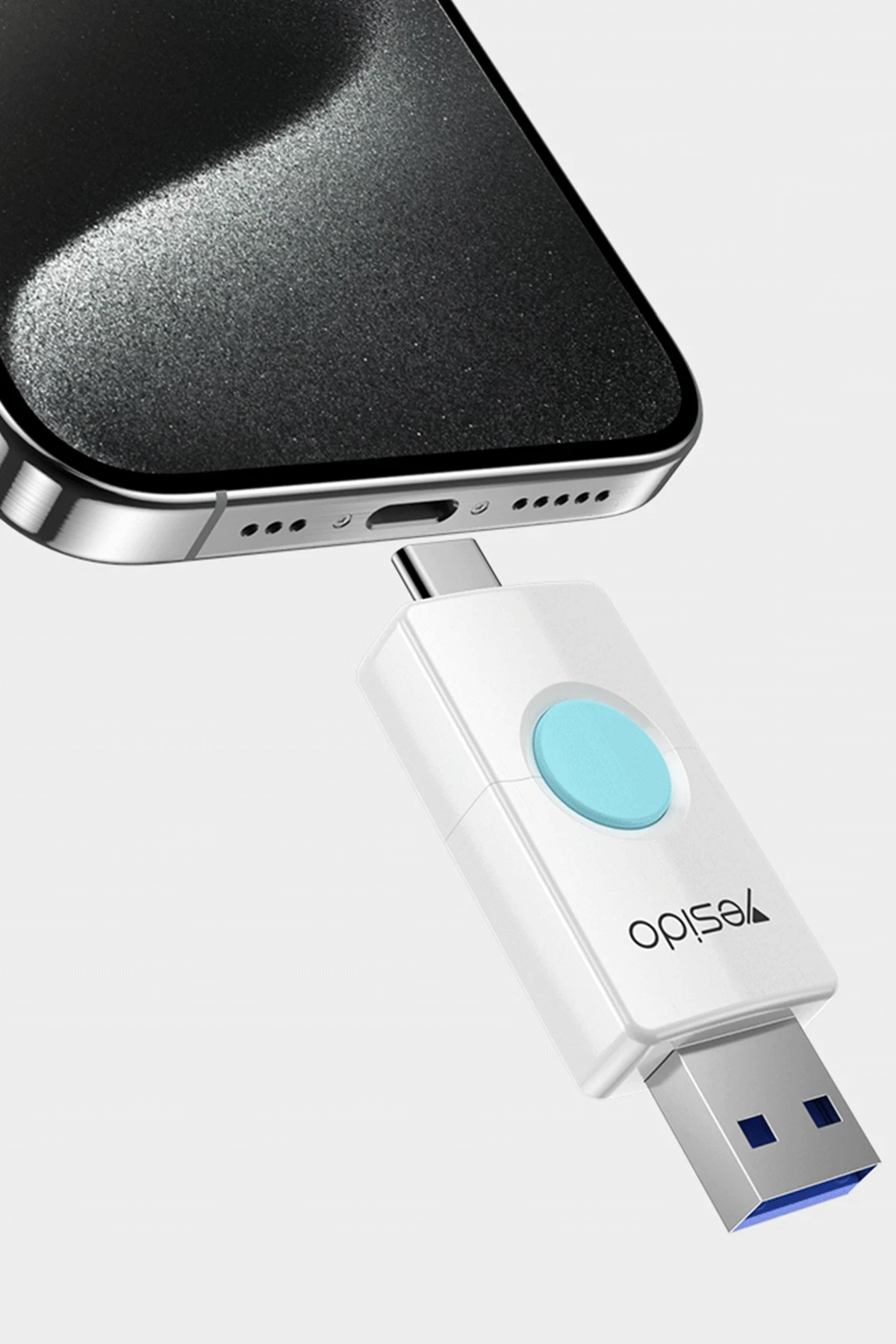Yesido CG10 5in1 12W Şarj Aleti Kablo Powerbank Flash Bellek Airpods Set