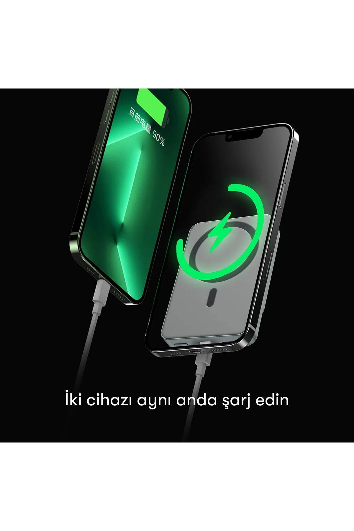 Earldom PD24 10.000 mAh 20W Kablosuz Şarjlı PD Hızlı Şarj Mini Powerbank