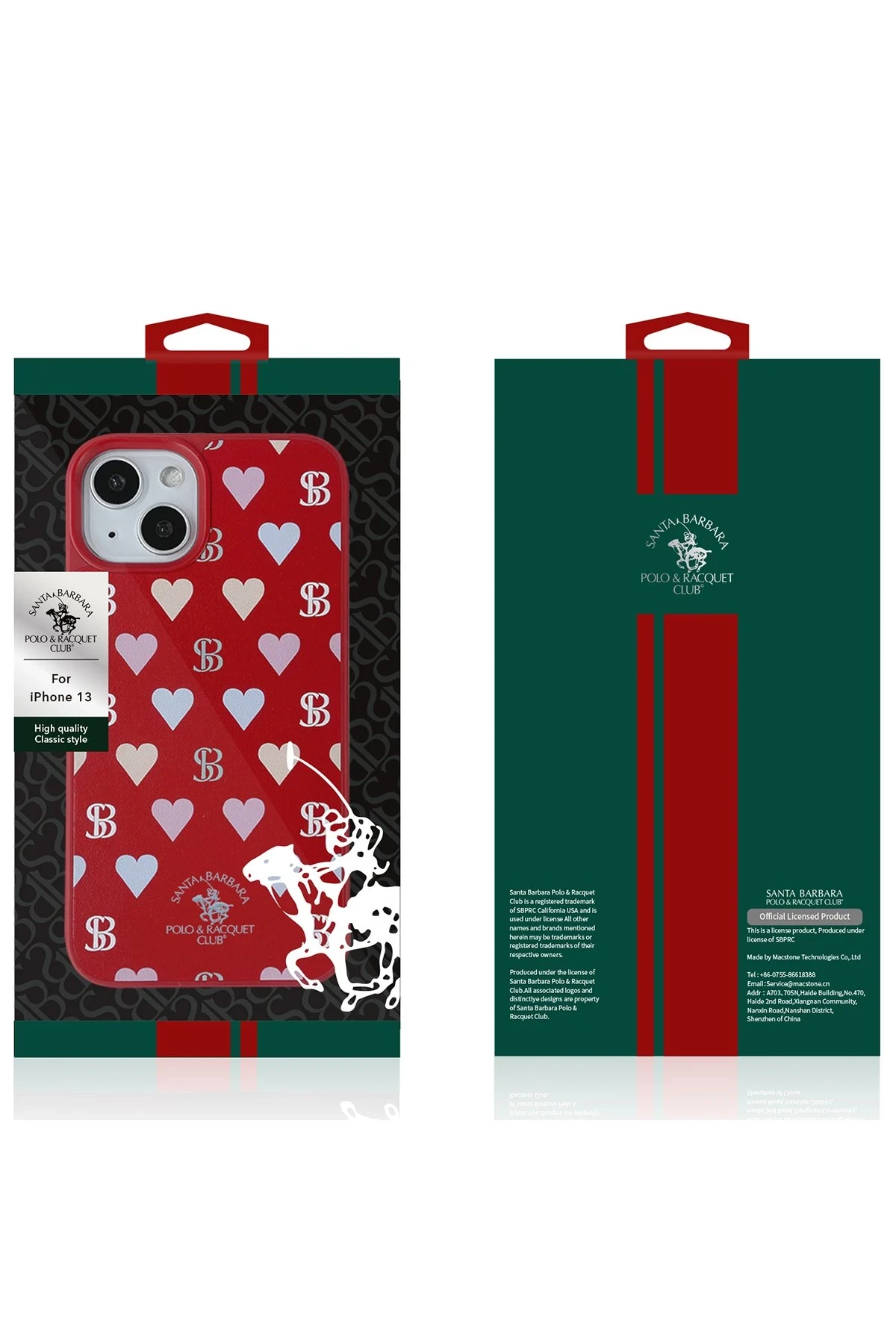 Santa Barbara Polo Racquet Club iPhone 13 Pro Max Prudence Deri Kapak