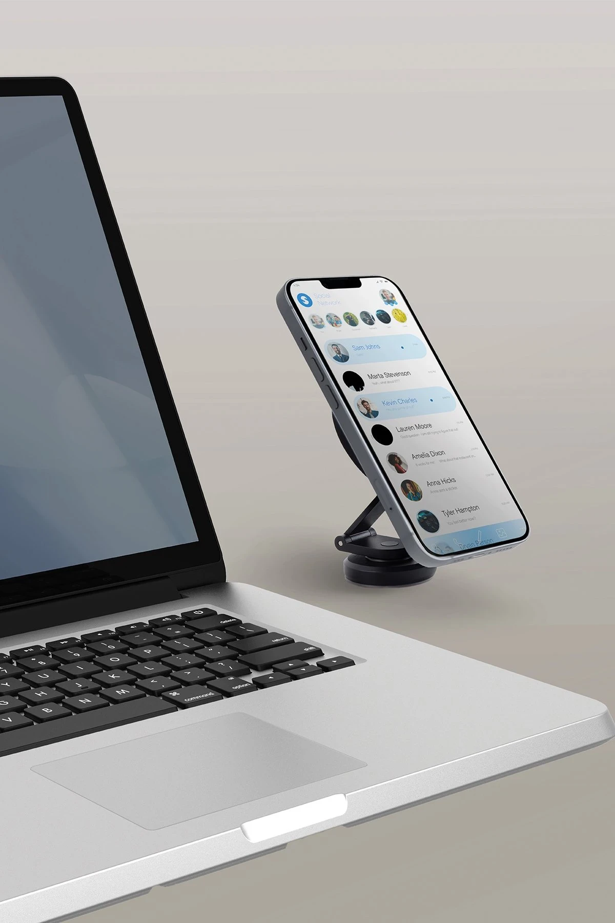 Uniq Velo 360 Dönen Universal Manyetik Telefon Tutucu