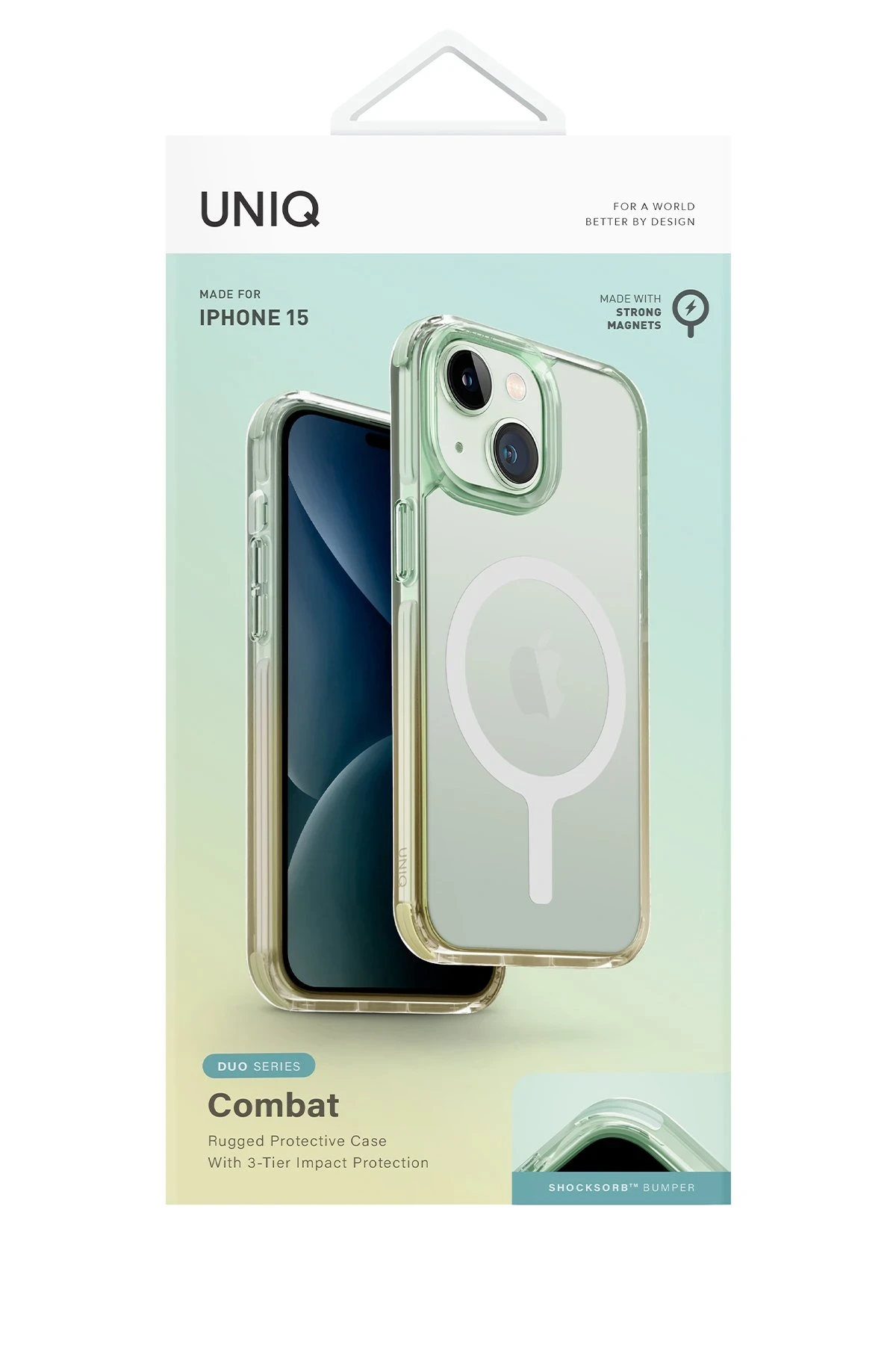 Uniq iPhone 15 Combat Duo Magsafe Kapak