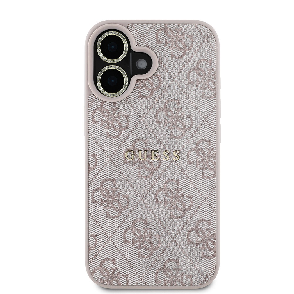 Apple iPhone 16 Guess Orjinal Lisanslı Kılıf + Ekran Koruyucu + Lens Koruyucu 3in1 Aksesuar Seti