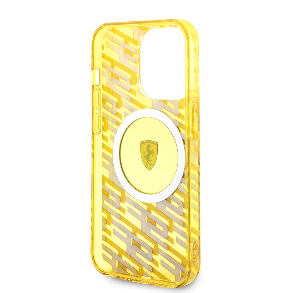 Apple iPhone 15 Pro Kılıf Ferrari Orjinal Lisanslı M-safe Şarj Özellikli Multi SF Kapak