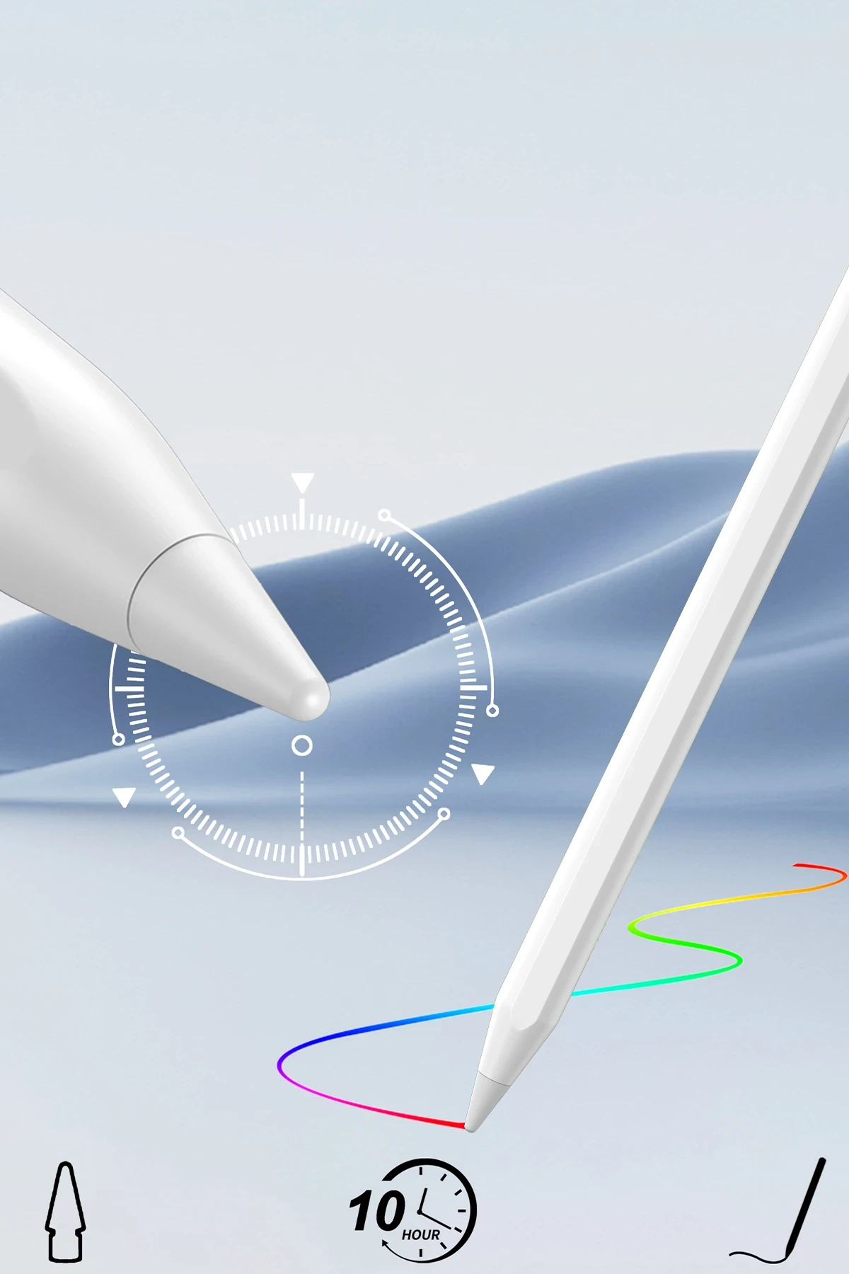 Keephone IPEN-03 iPad Uyumlu Magsafe Şarj Destekli Dokunmatik Stylus Pen Kalem