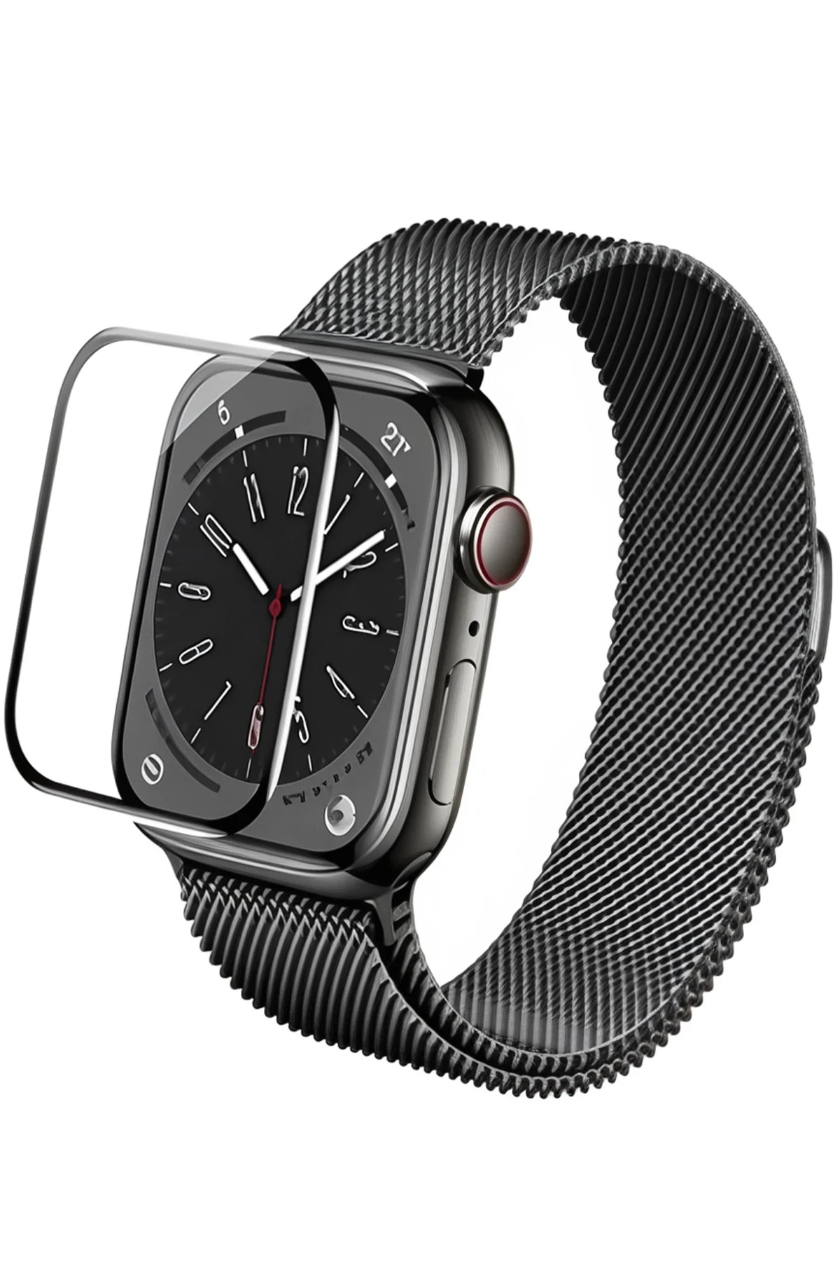 URR Apple Watch 46mm 2in1 PMMA Nano Ekran Koruyucu