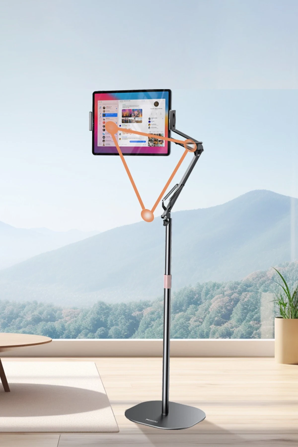 Yesido C295 1.5M 360 Derece Ayarlanabilir Klipsli Canlı Yayın Tripod Telefon Tutucu