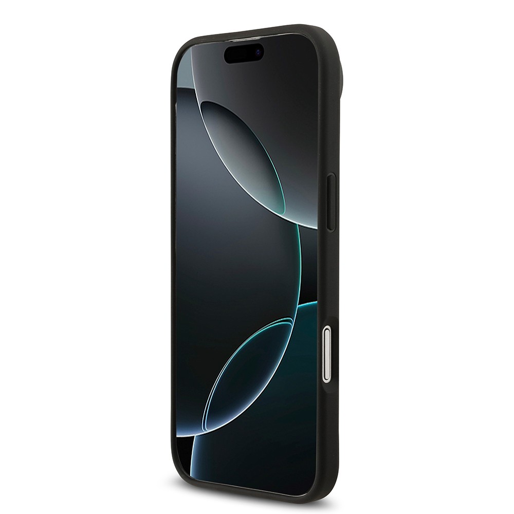 Apple iPhone 17 Air Kılıf Lacoste Orjinal Lisanslı M-safe Şarj Özellikli PU Pike Desenli Metal Logolu Kartlıklı Kapak