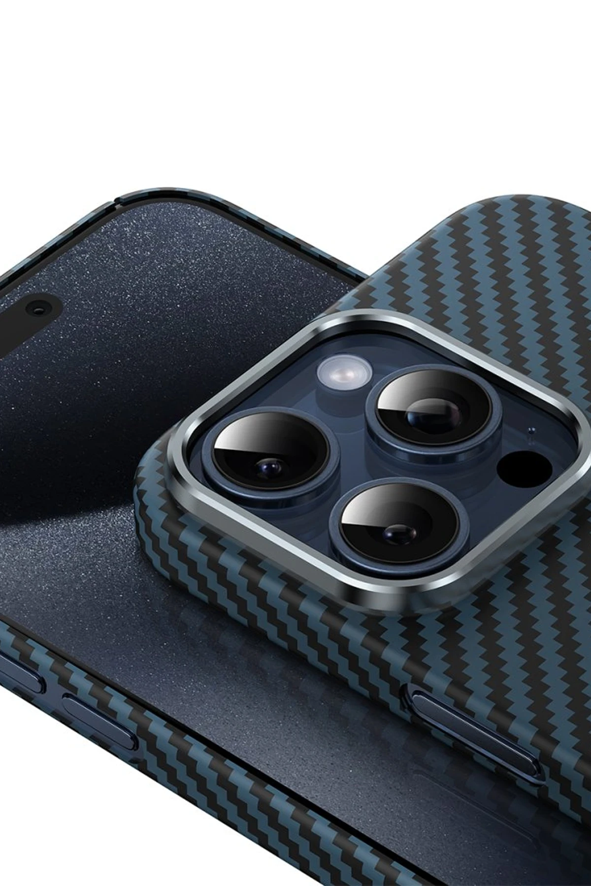 Keephone iPhone 15 Pro Max Kevlar Magsafe Kılıf
