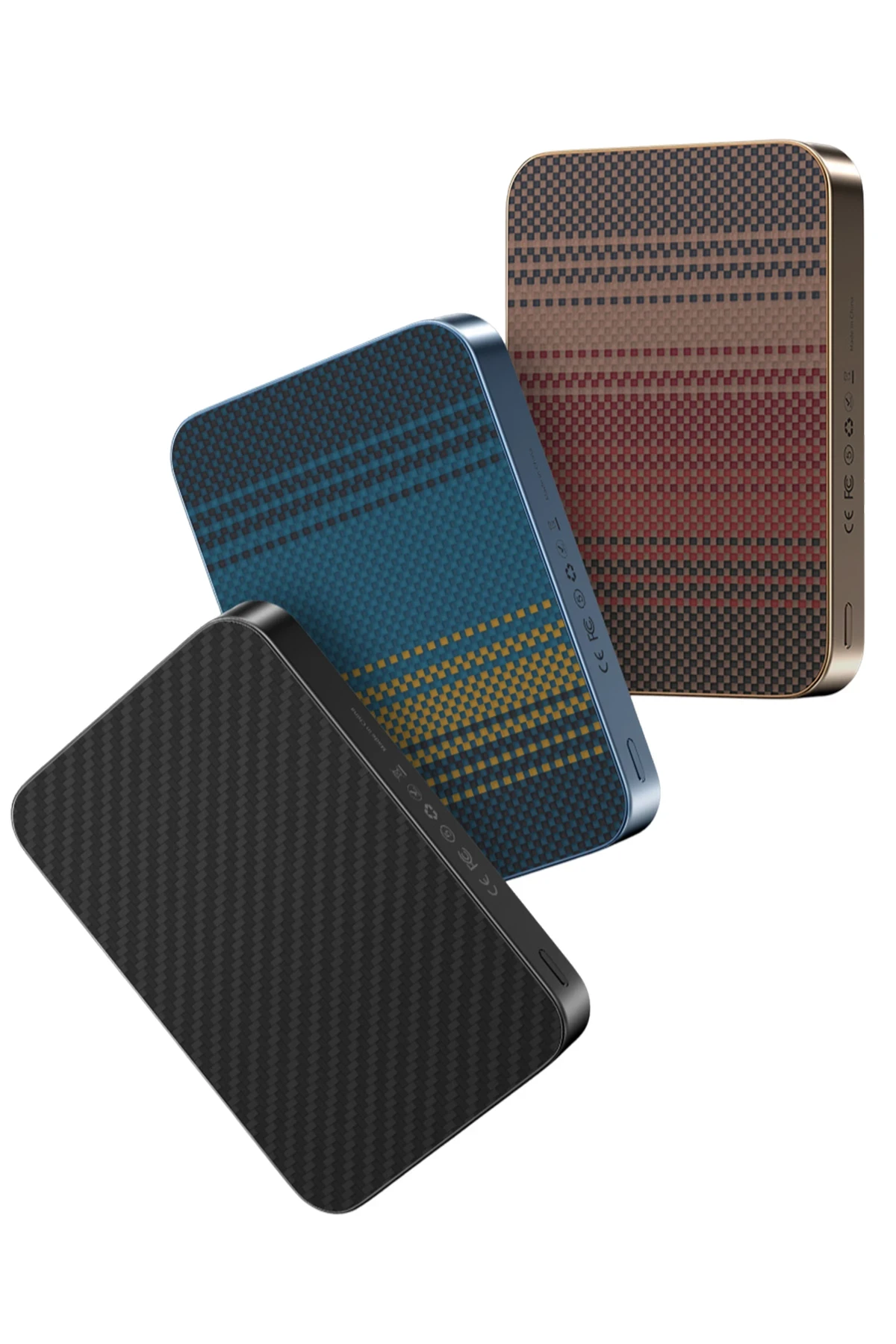 Keephone PB51 Brendy Kevlar 10.000 mAh 22.5W USB 20W Type-C ve 15W Kablosuz Şarj Destekli Magsafe Powerbank