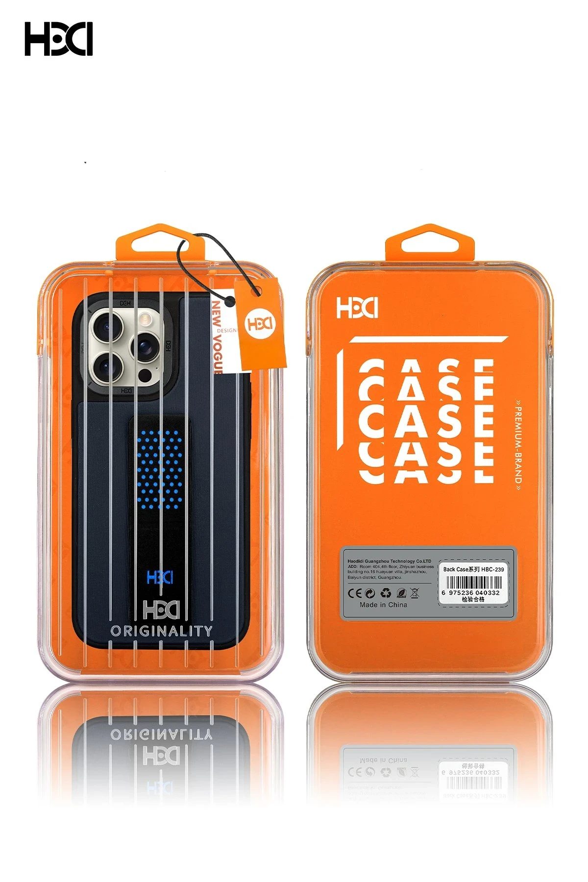 HDD iPhone 15 Pro HBC-239 Colombo Standlı Kapak