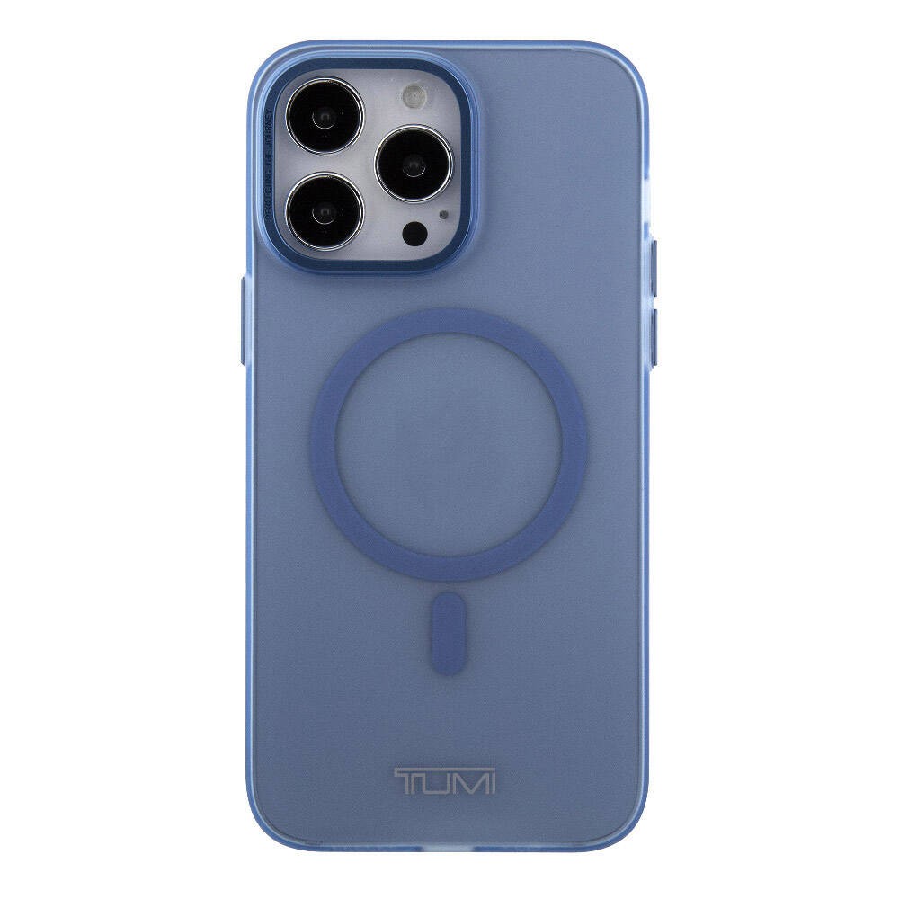 Apple iPhone 15 Pro Max Kılıf TUMI Orjinal Lisanslı M-safe Şarj Özellikli Buzlu Mat Kapak