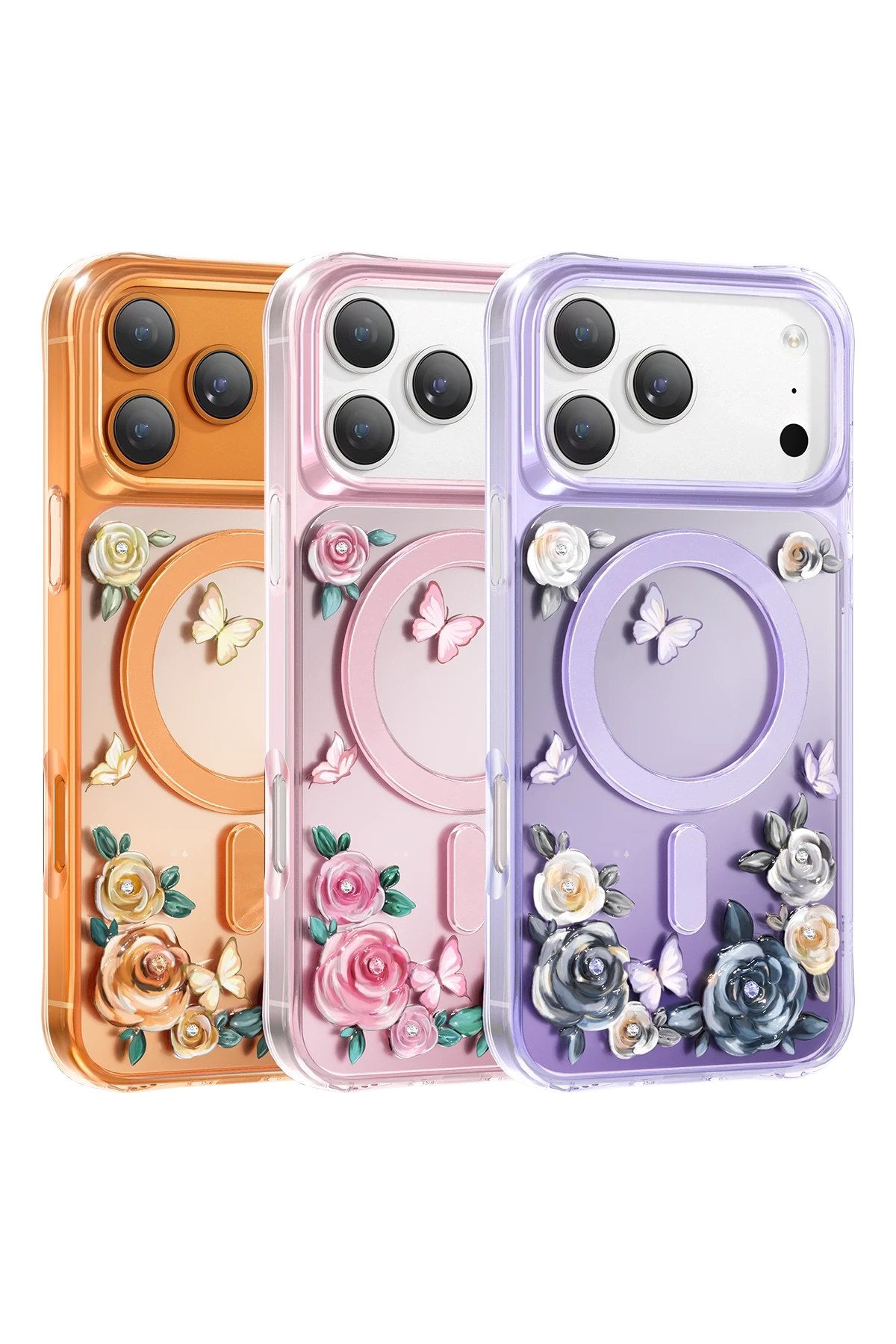 Keephone Apple iPhone 17 Pro Roseland Magsafe Kapak