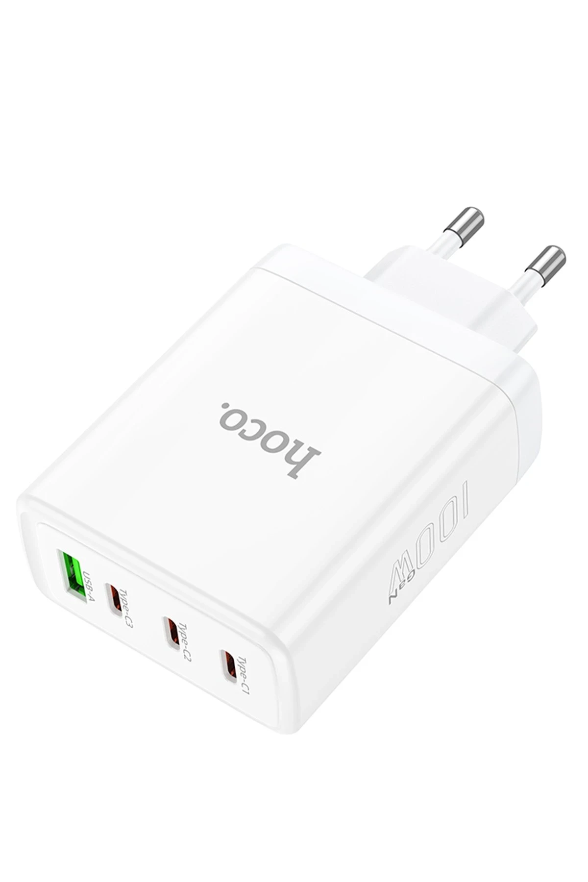 Hoco. N31 Leader PD 100W 3 Adet Type-C 1 Adet USB Şarj Aleti