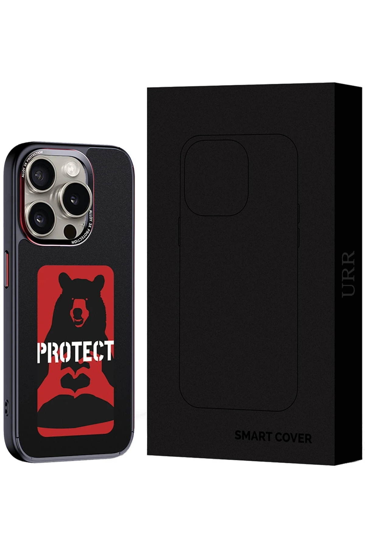 URR iPhone 15 Pro NFC Smart Case Akıllı Kapak