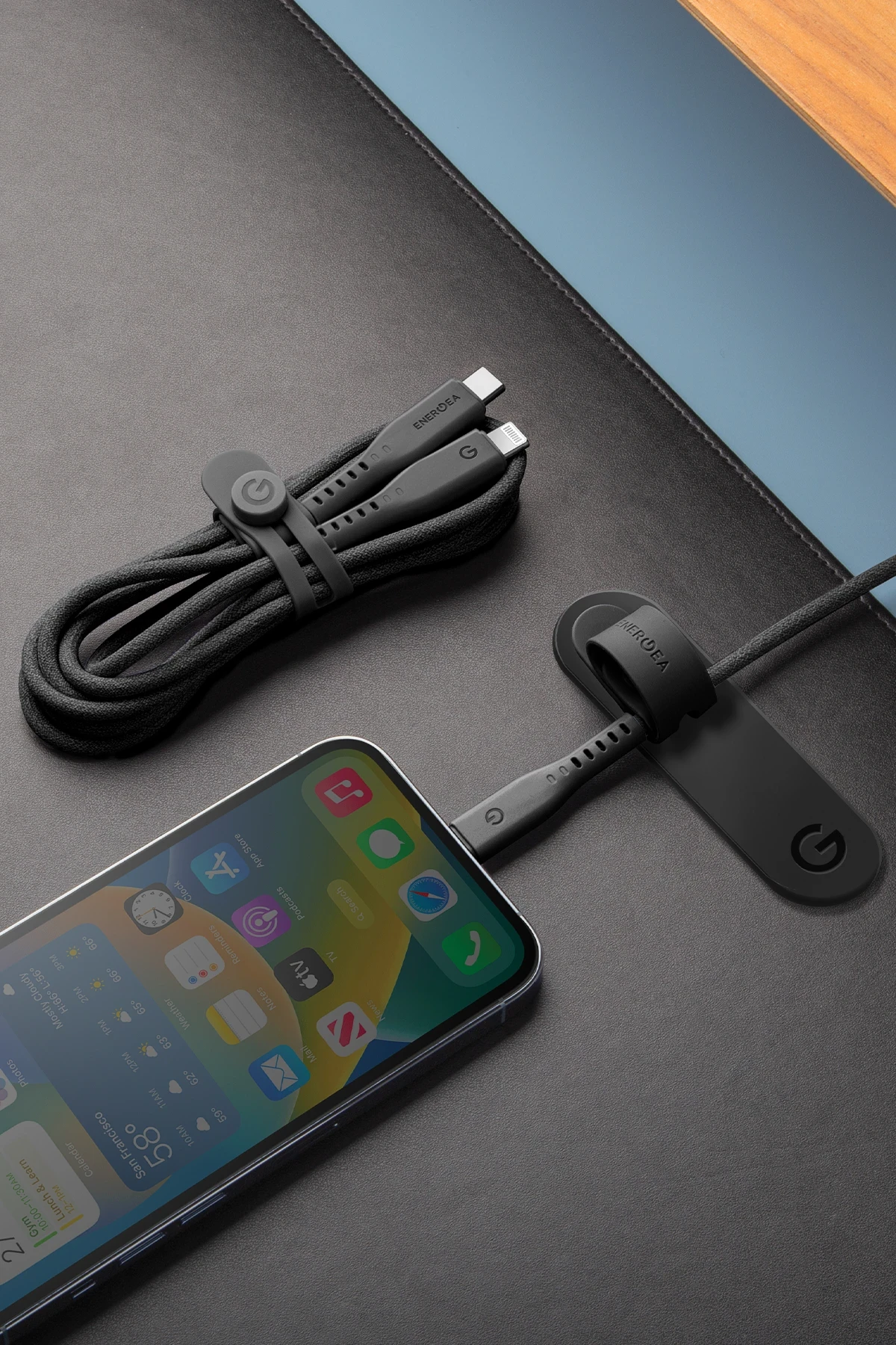 Energea Flow USB 3.2 2M 240W Type-C to Type-C PD Hızlı Şarj Kablo
