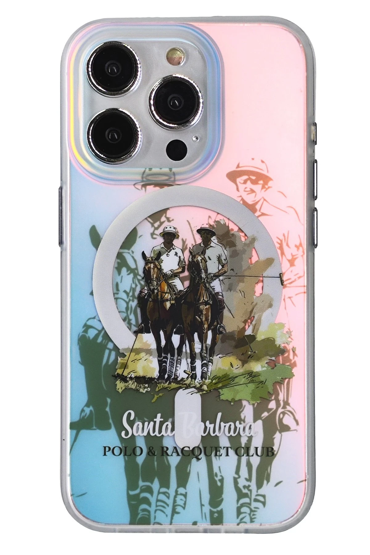 Santa Barbara Polo Racquet Club iPhone 15 Pro Carter Magsafe Kapak - Player
