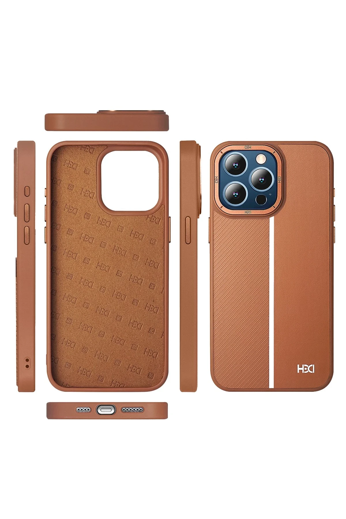 HDD iPhone 15 Pro Kılıf HBC-155 Lizbon Kapak