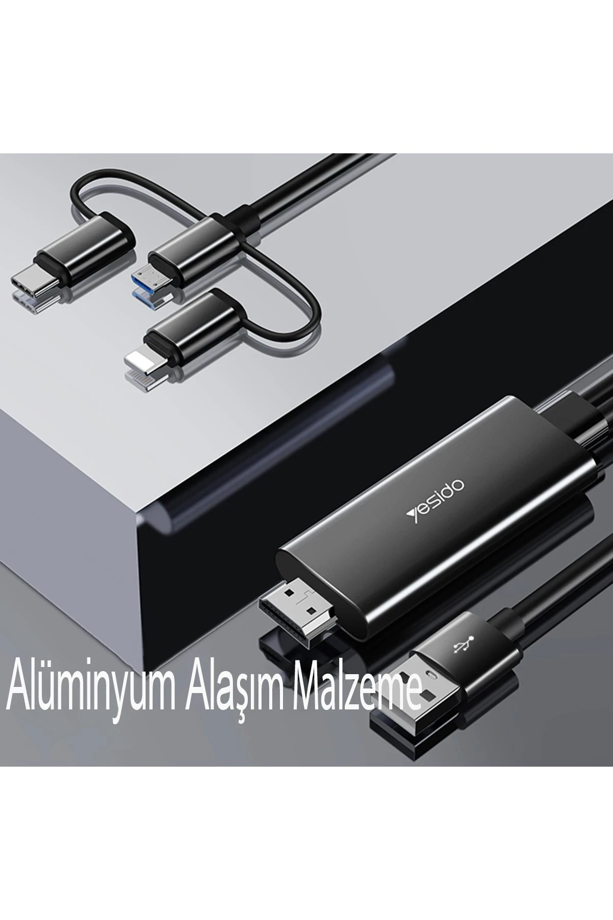 Yesido HM05 1.8m FHD 3in1 to HDMI Kablo