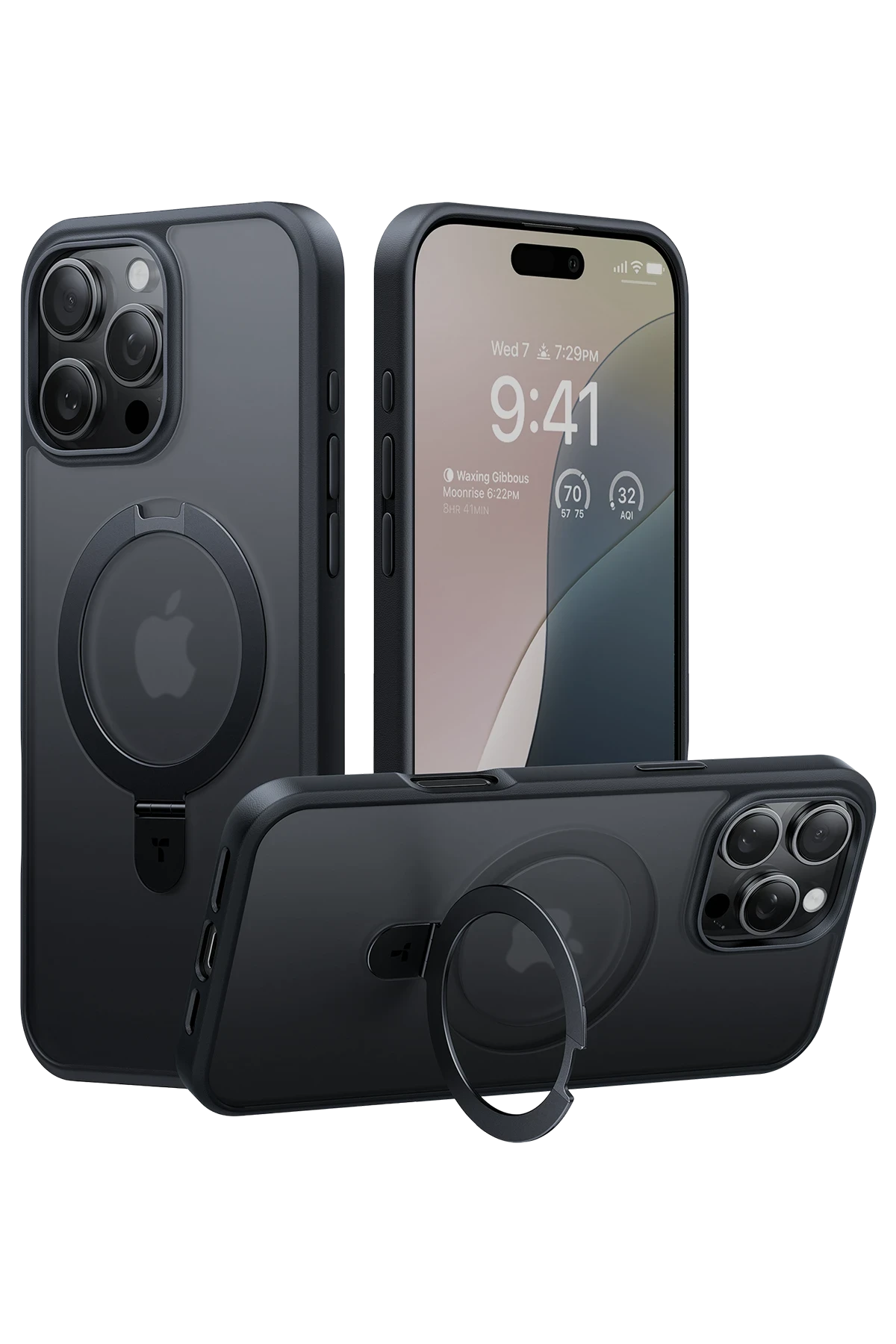 Torras Apple iPhone 16 Pro O Stand Serisi Magsafe Kılıf