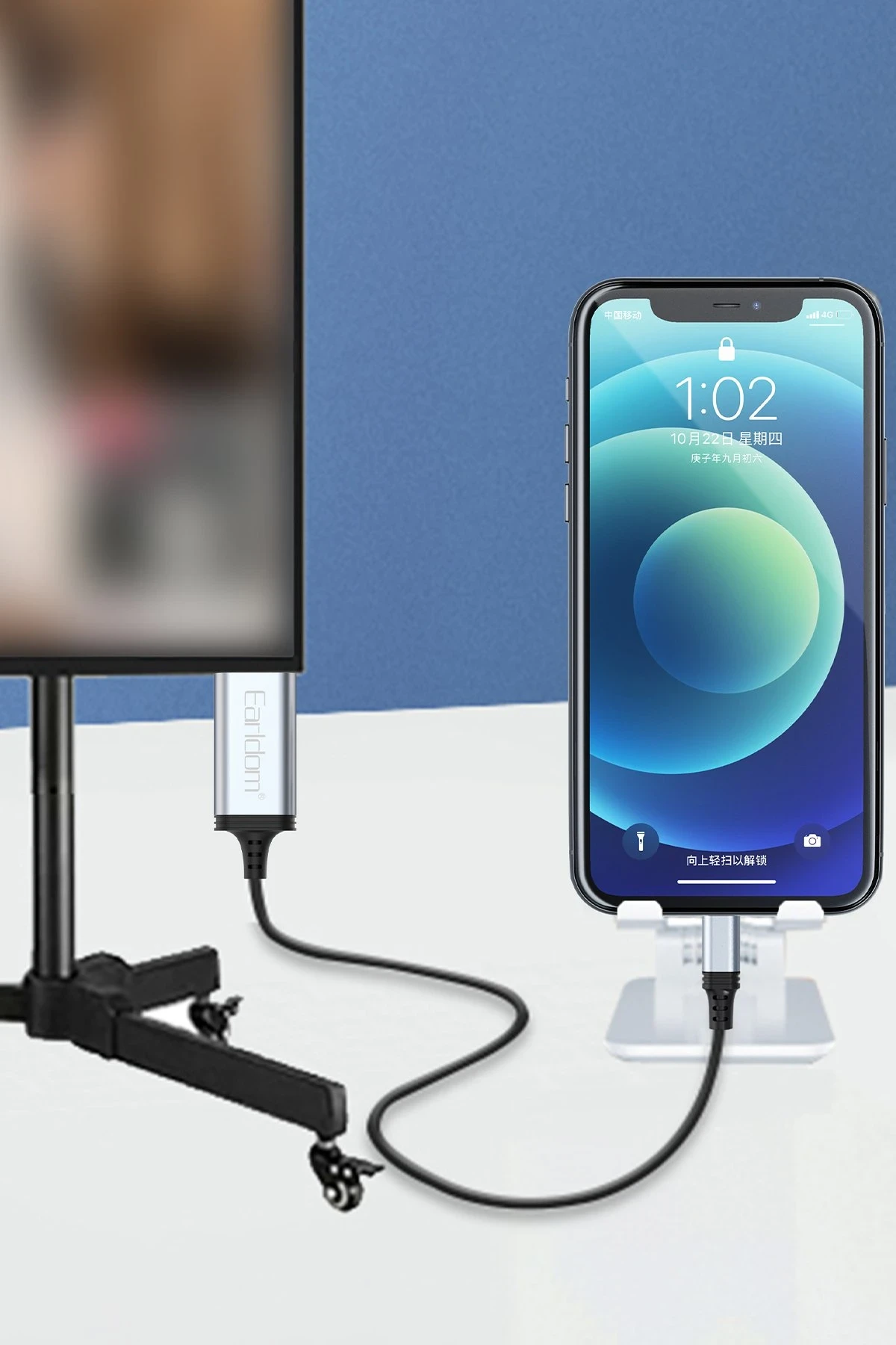 Earldom W35 2K 2M Tak Çalıştır Lightning to HDMI Dönüştürücü