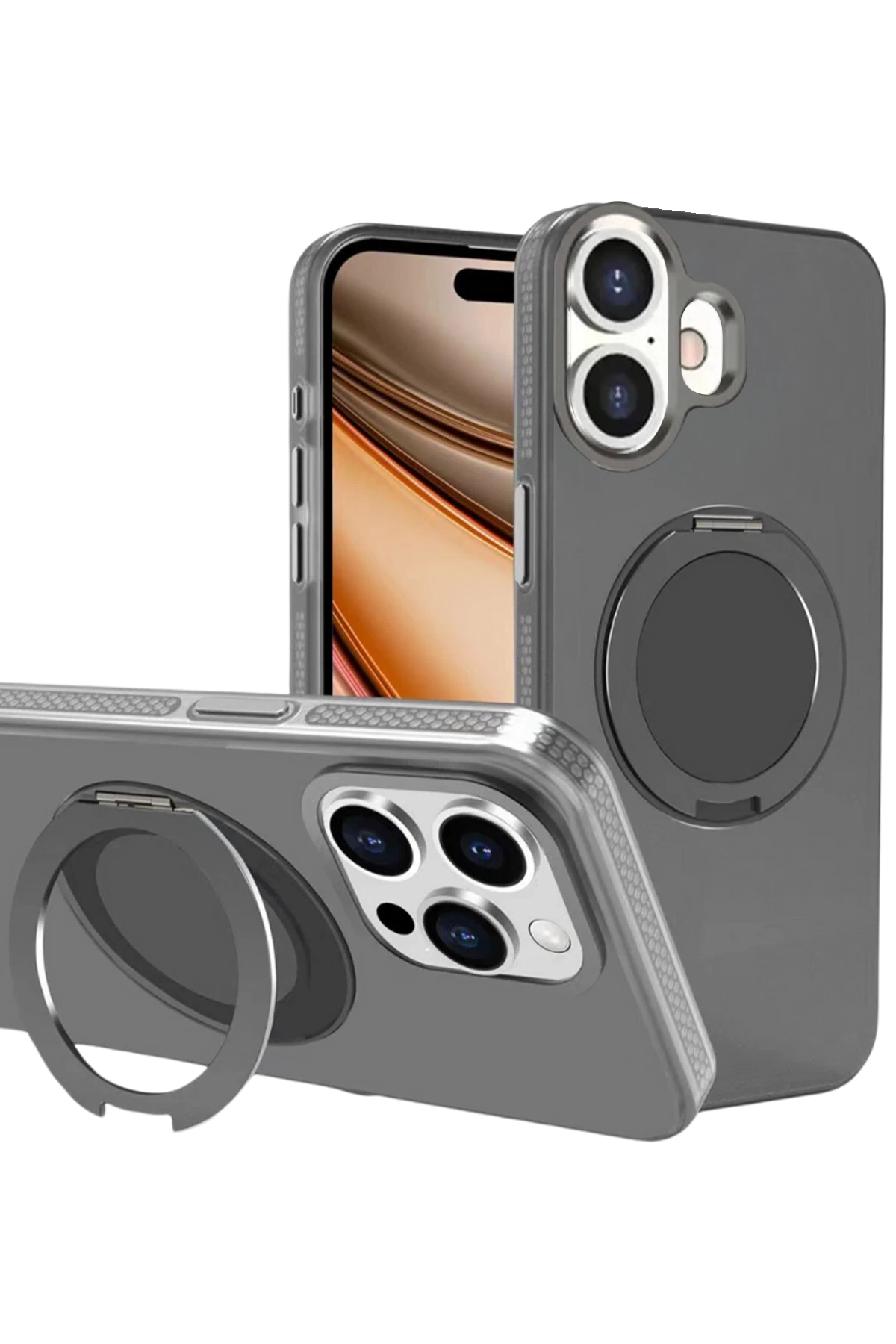 Yesido iPhone 16 Plus PC17 Roza Magsafe Standlı Kapak