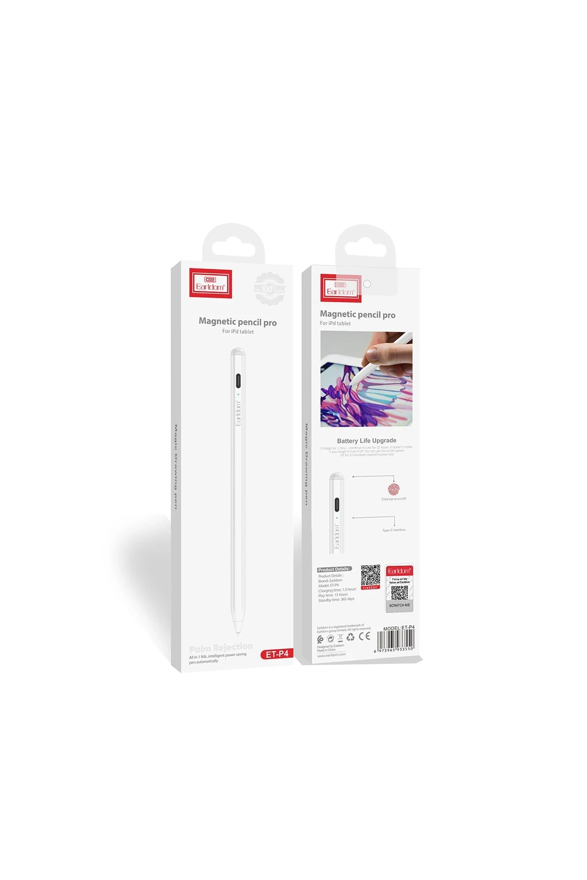 Earldom P4 iPad İçin Dokunmatik Stylus Kalem