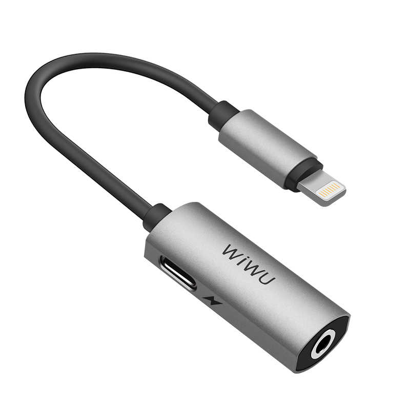 Wiwu LT01 Lightning Şarj ve Ses Adaptörü