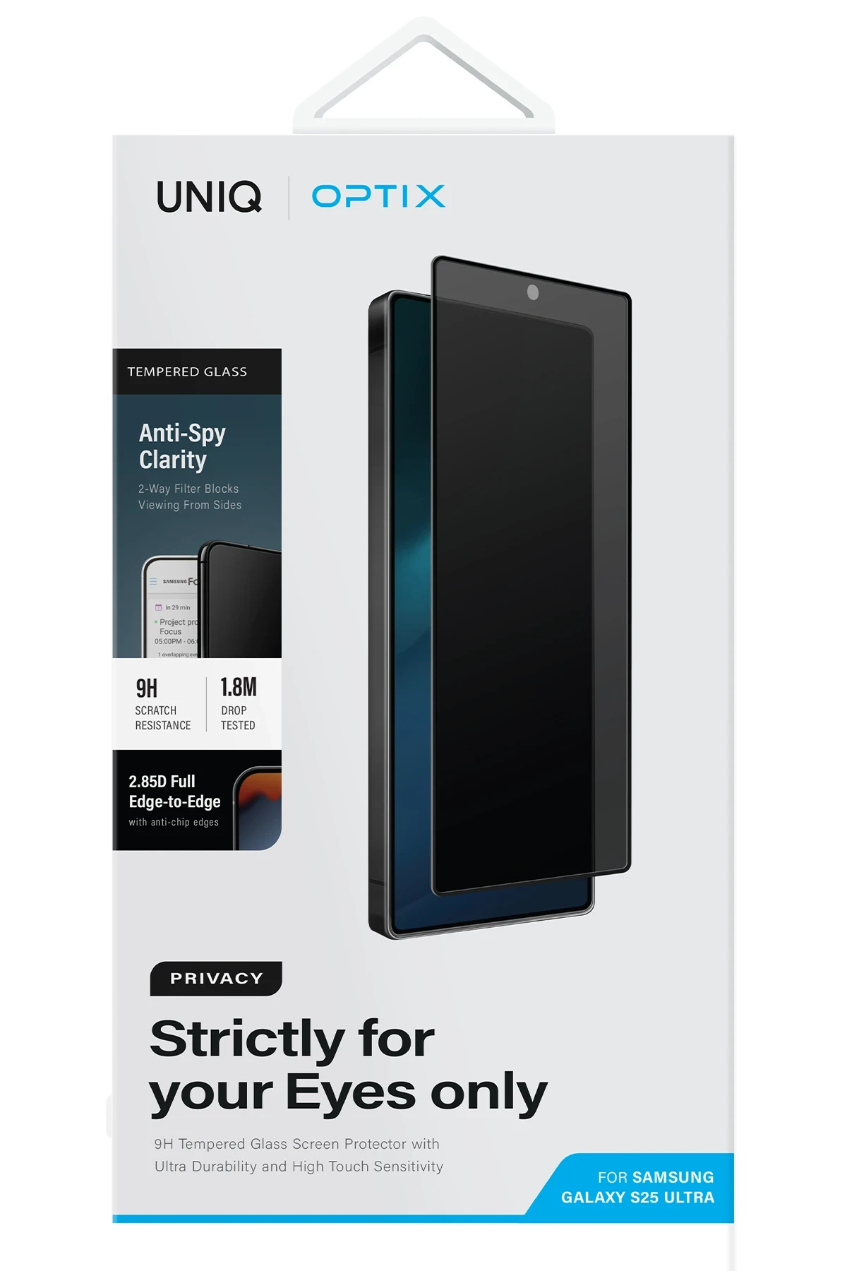 Uniq Samsung Galaxy S25 Plus Optix Hayalet Ekran Koruyucu