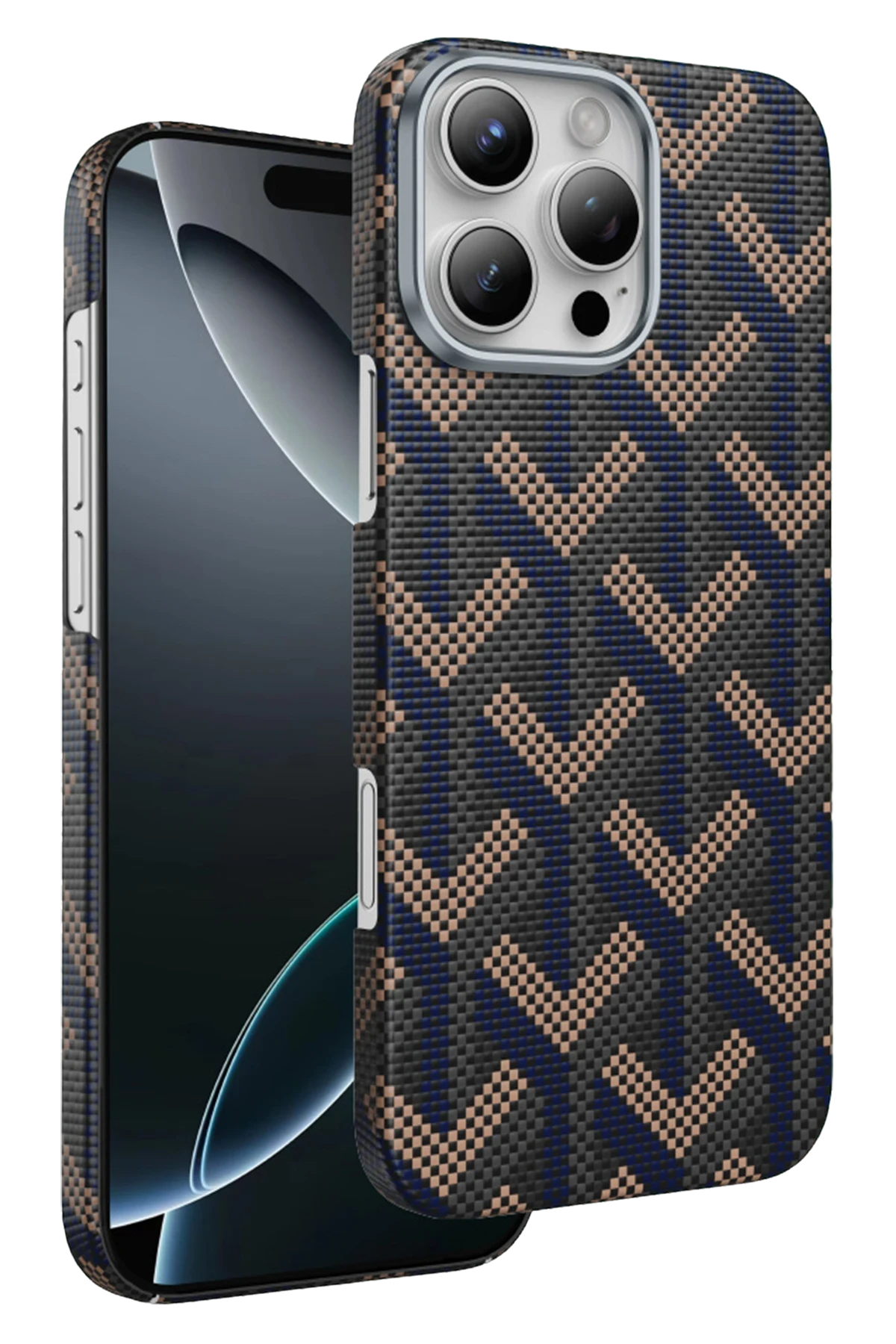 Keephone Apple iPhone 16 Pro Max Kevlar Prague Magsafe Kapak