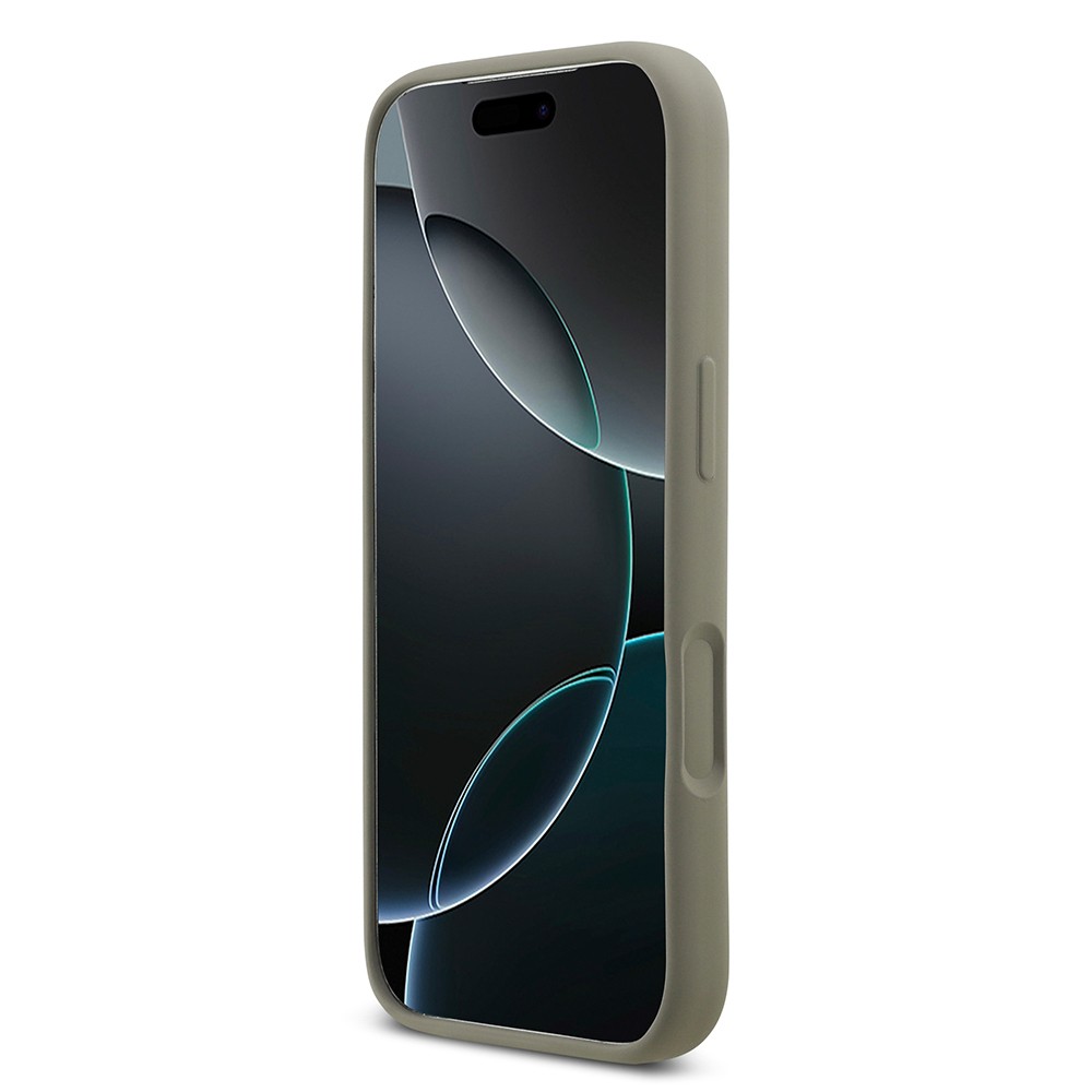 Apple iPhone 17 Pro Kılıf DKNY Orjinal Lisanslı M-safe Şarj Özellikli Metal Logolu Silikon Kapak