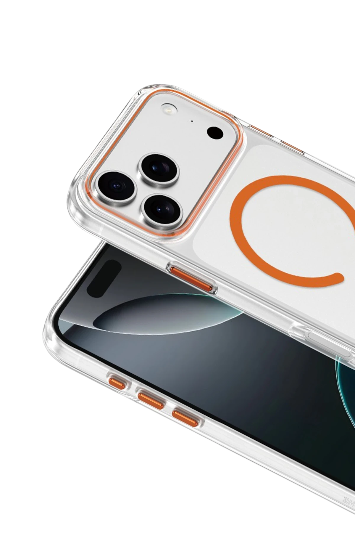 Keephone Apple iPhone 17 Pro Max Aurora Şeffaf Magsafe Kılıf