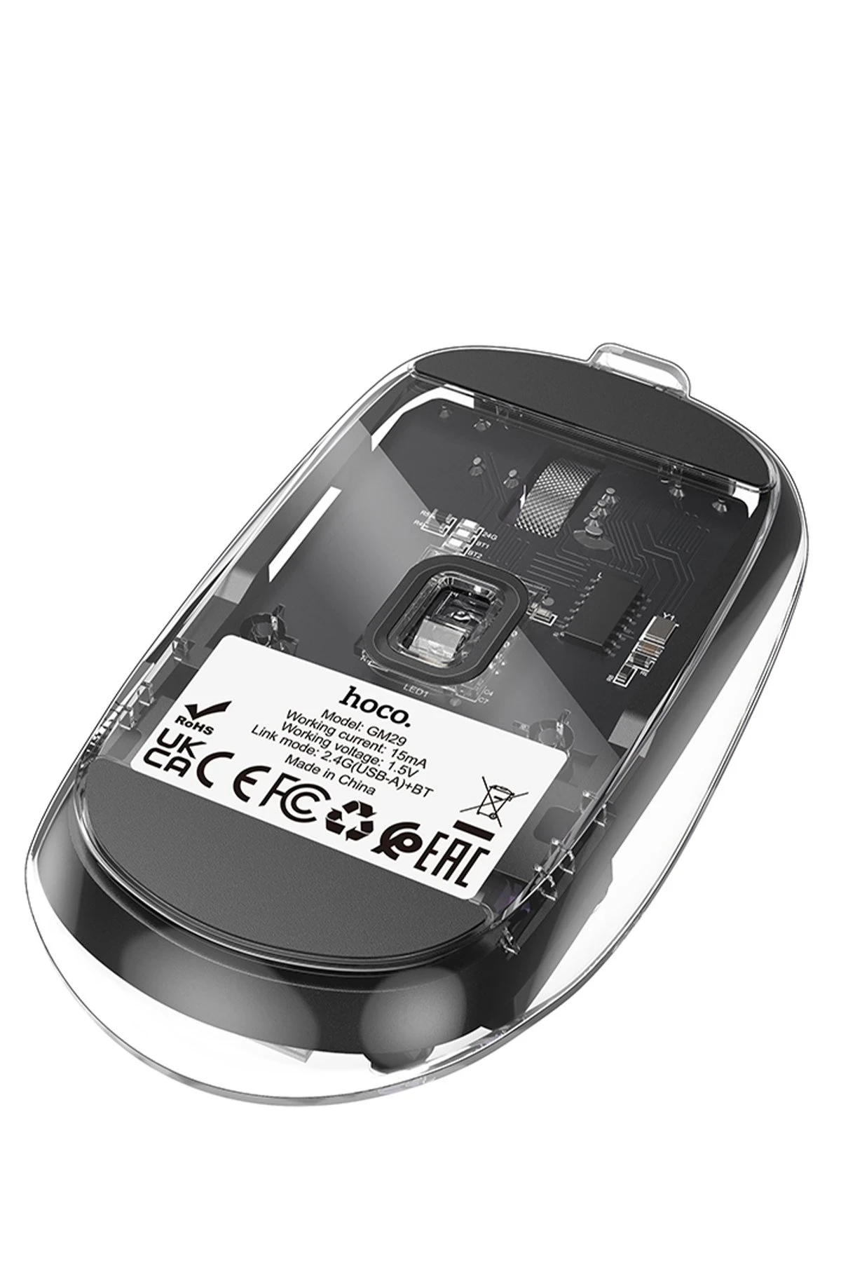 Hoco. GM29 2.4G Mysterious Business Çift Modlu Sessiz Kablosuz Mouse