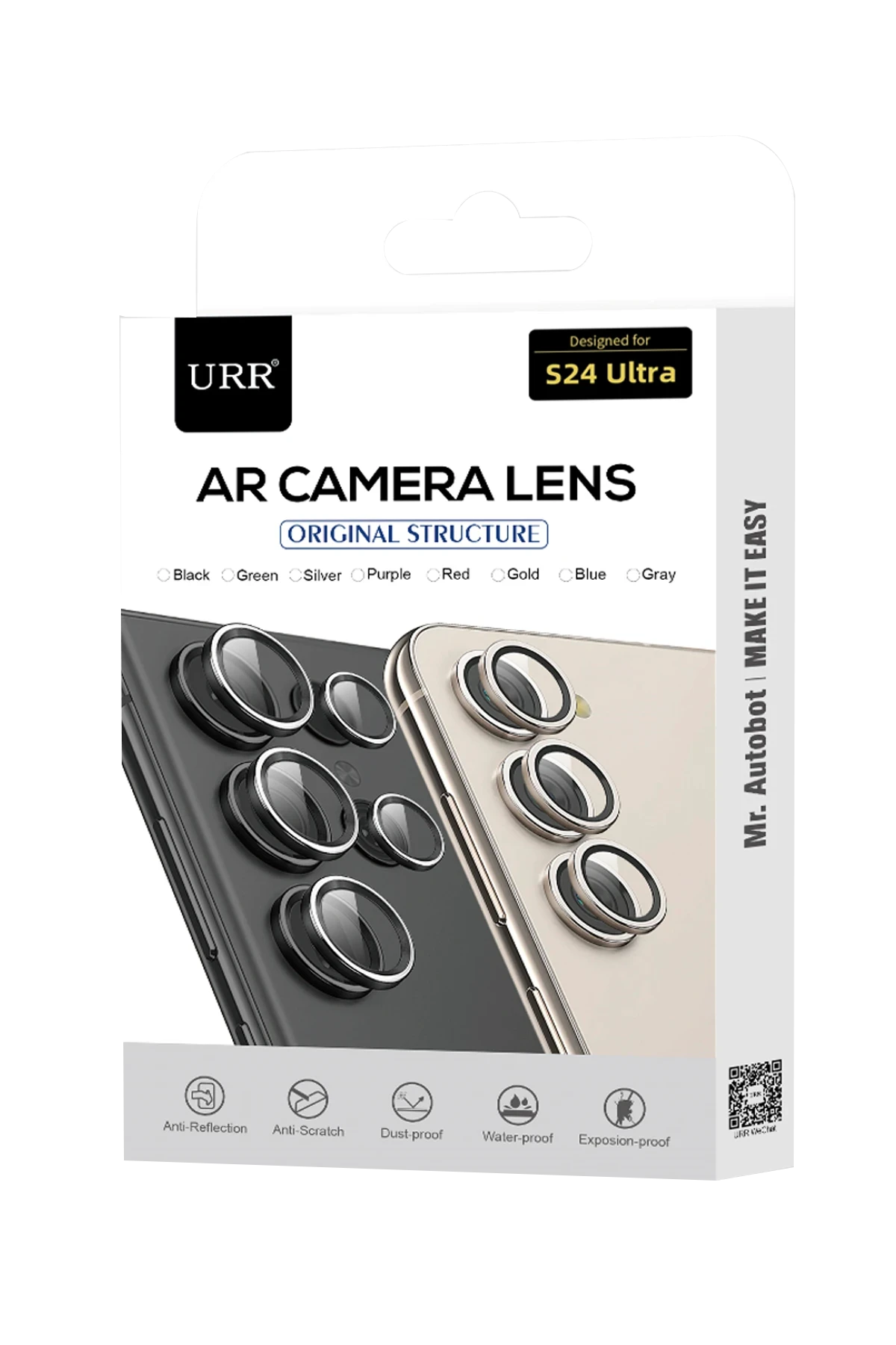 URR Samsung Galaxy S25 Edge AR Kamera Lens Koruyucu