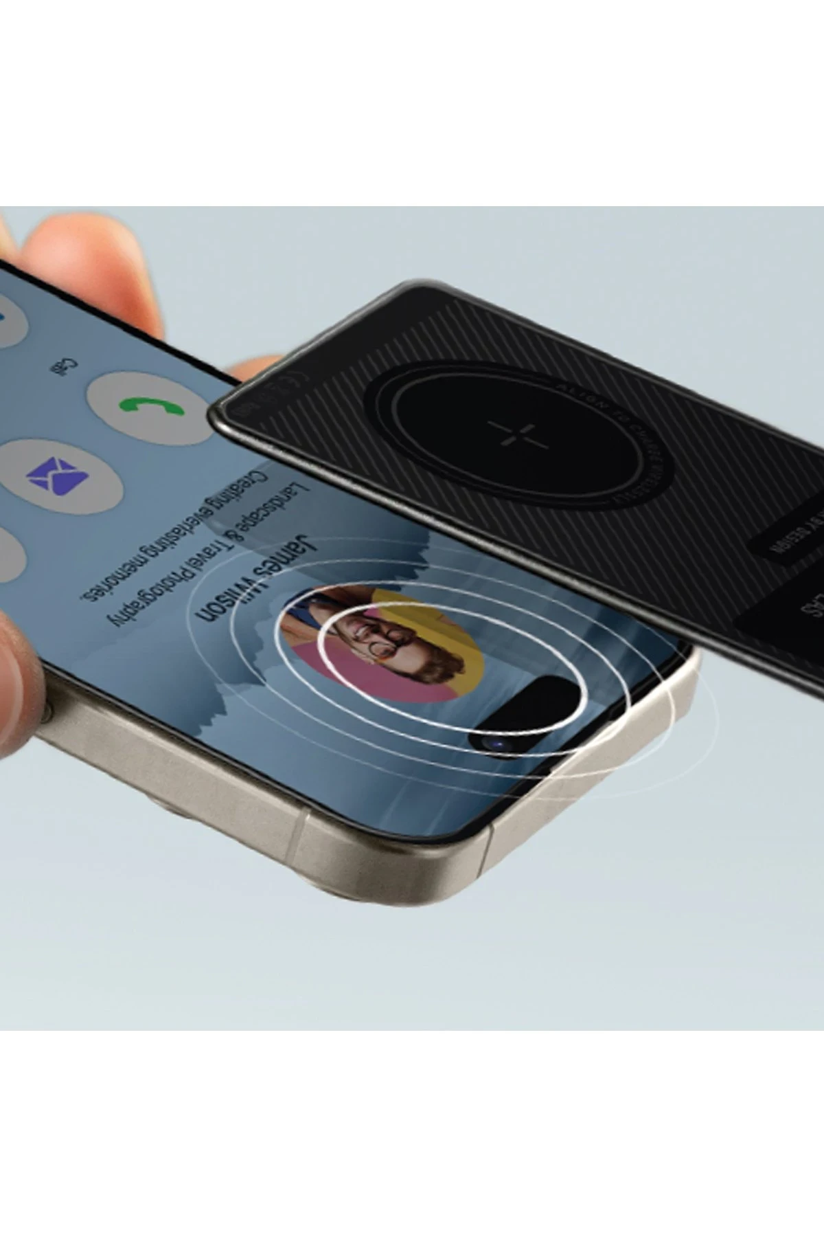 Uniq Atlas NFC Find My Destekli Dijital Göstergeli Kablosuz Şarjlı Dijital Kart