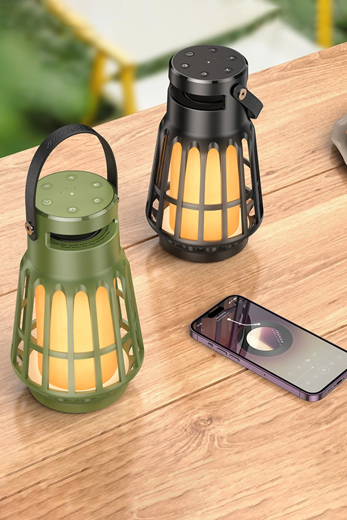 Hoco. BS61 Wild Fun Kamp Işıklı Bluetooth Kablosuz Hoparlör
