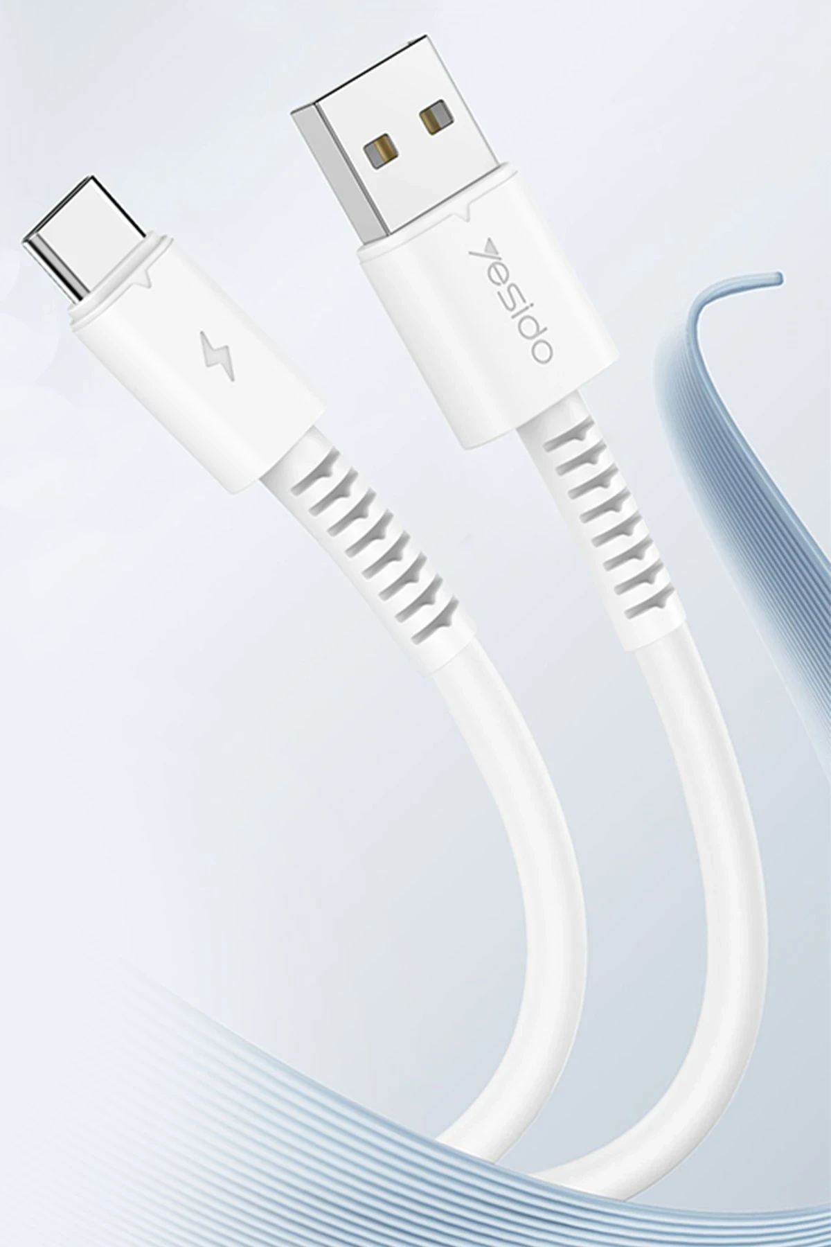 Yesido CA120 TC 1M 18W USB to Type-C QC Hızlı Şarj Kablosu