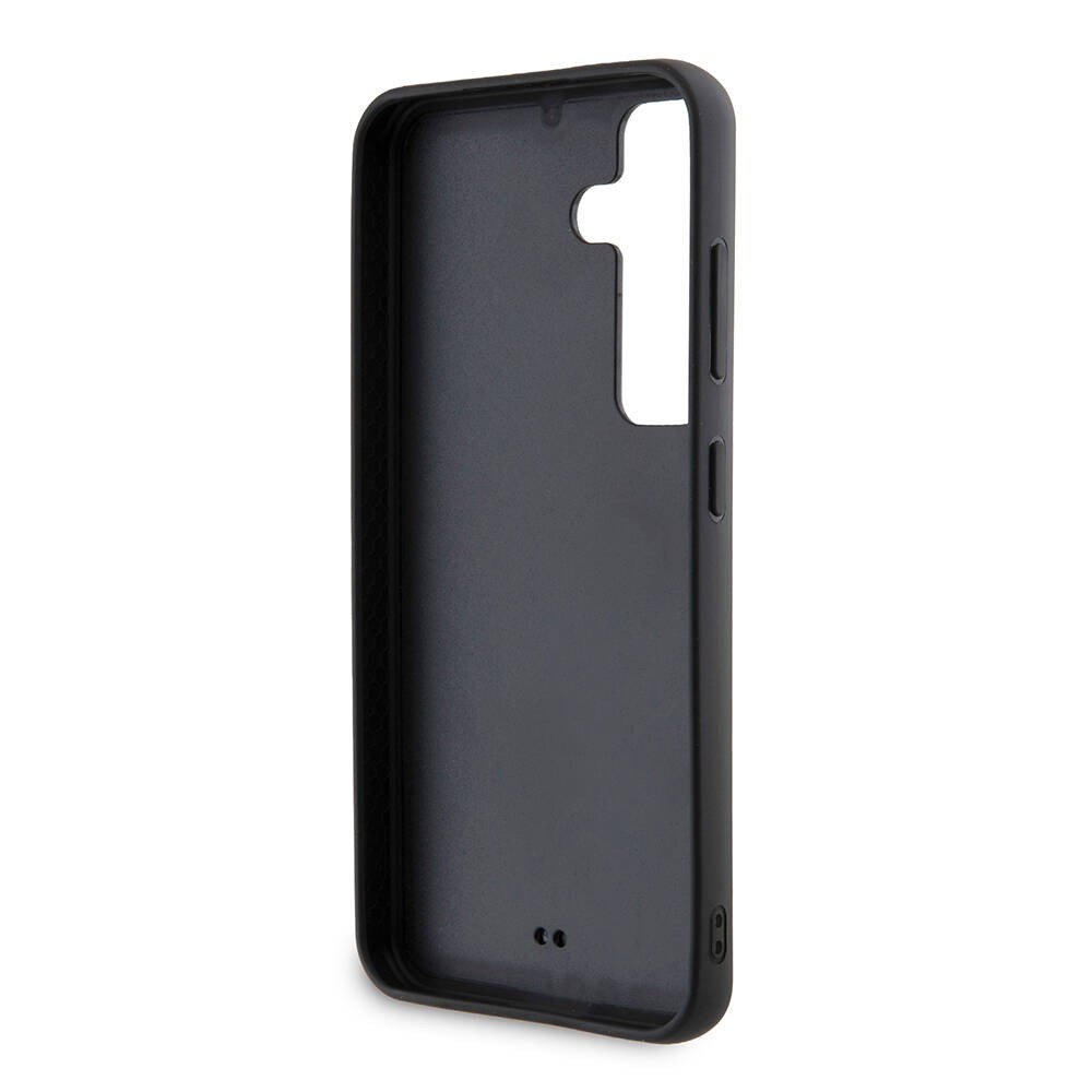 Galaxy S24 Plus Kılıf Karl Lagerfeld Taşlı Metal Logo Orjinal Lisanslı Kapak