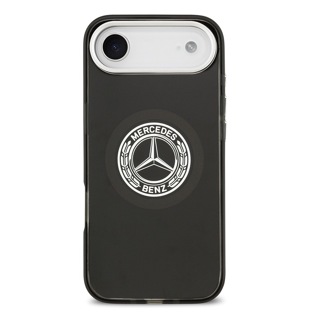 Apple iPhone 17 Air Kılıf Mercedes Benz Orjinal Lisanslı M-safe Şarj Özellikli Çift Katmanlı PC Nostaljik Yıldız Dizayn Kapak