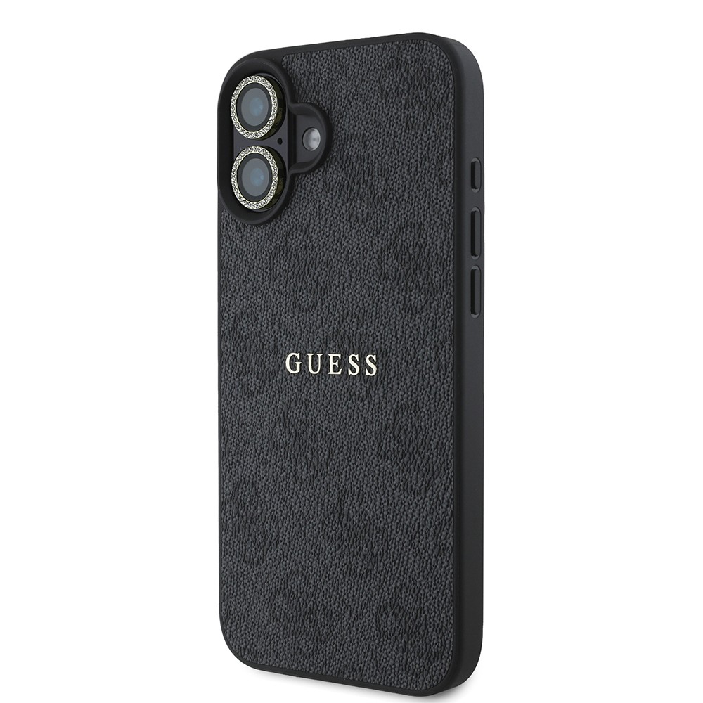 Apple iPhone 16 Guess Orjinal Lisanslı Kılıf + Ekran Koruyucu + Lens Koruyucu 3in1 Aksesuar Seti