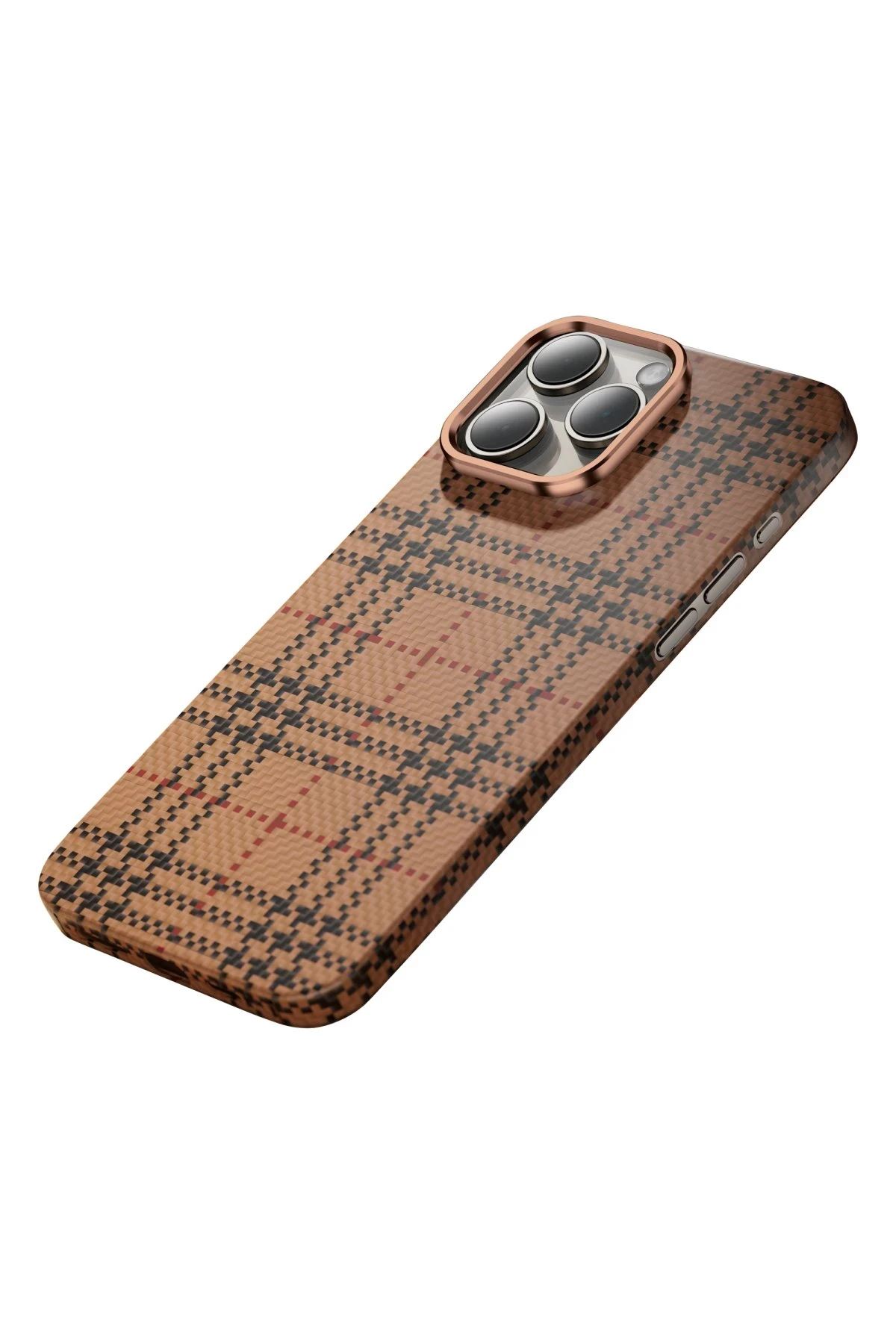 Keephone iPhone 15 Pro Max Scots Kevlar Magsafe Kılıf