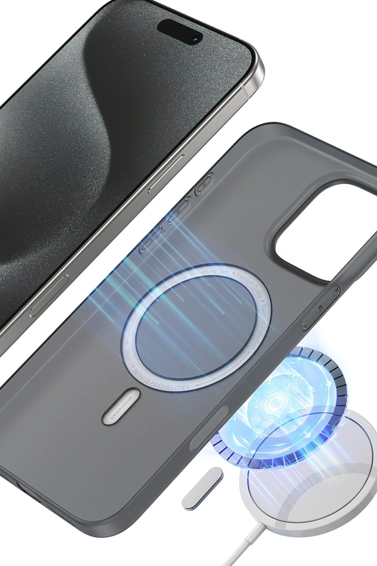 Keephone iPhone 16 AirSkin Pro Magsafe Kılıf