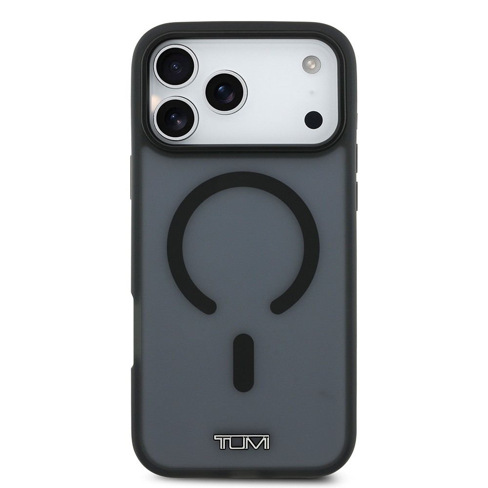 Apple iPhone 17 Pro Max Kılıf TUMI Orjinal Lisanslı M-safe Şarj Özellikli Buzlu Transparan Kapak