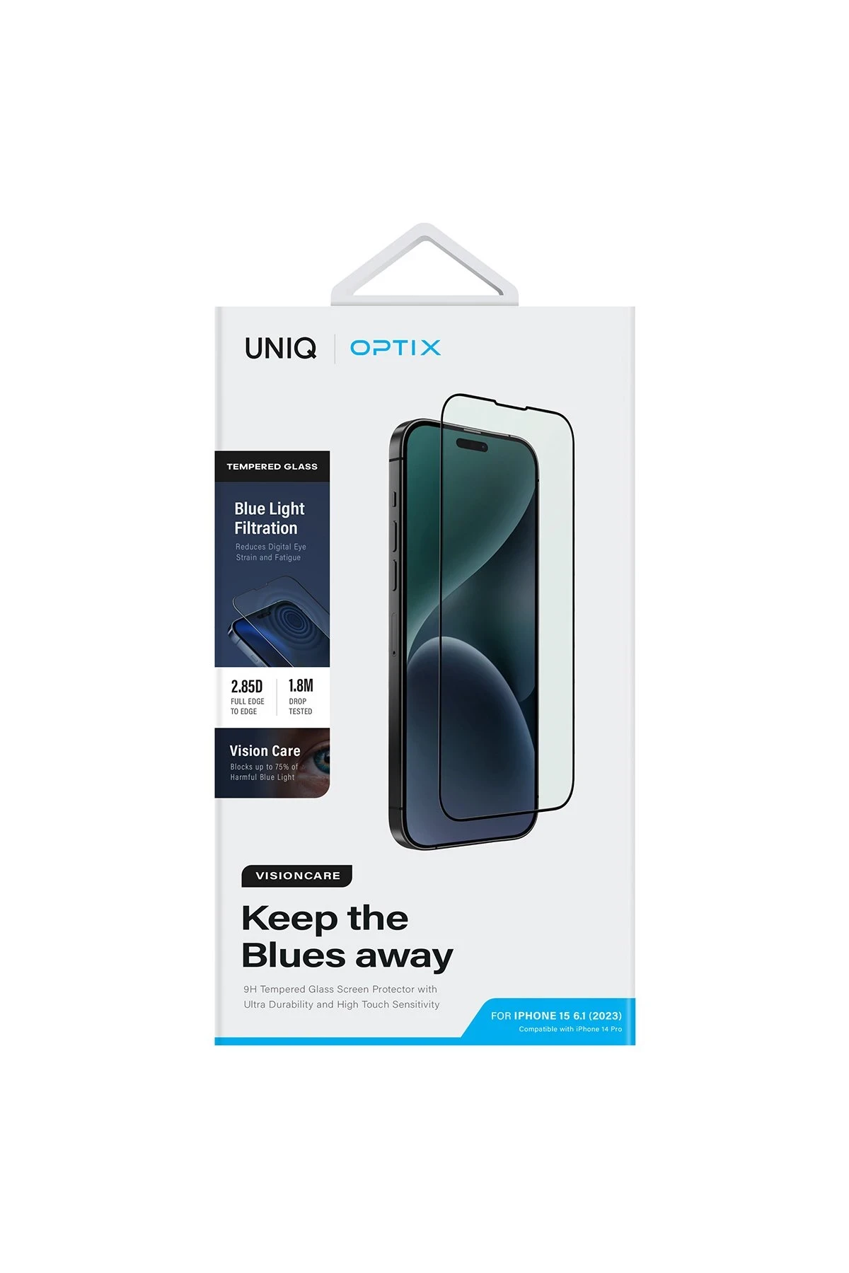 Uniq iPhone 15 Pro Optix Vision Care Cam Ekran Koruyucu