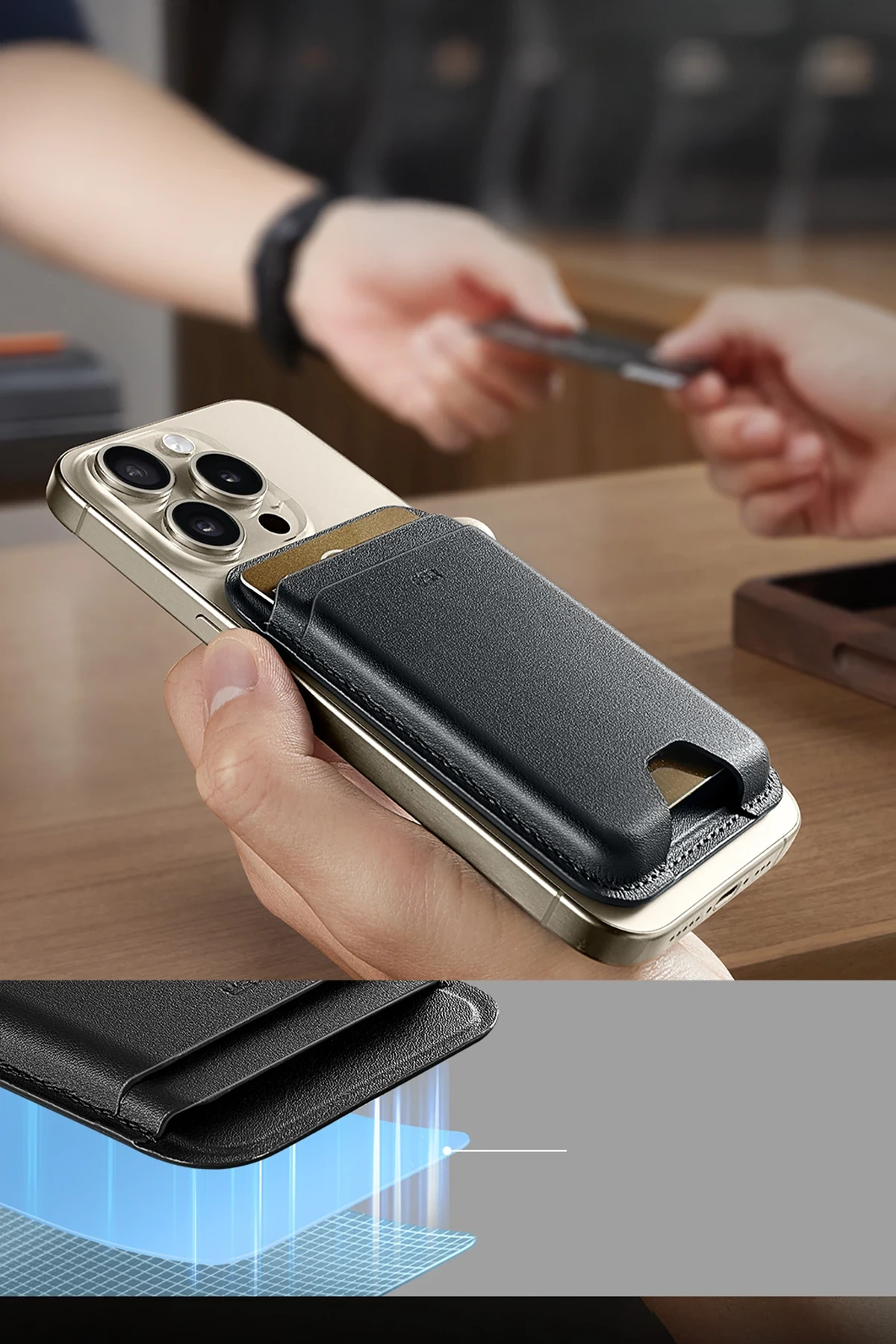 ESR HaloLock Wallet Boost Magsafe Kartlık
