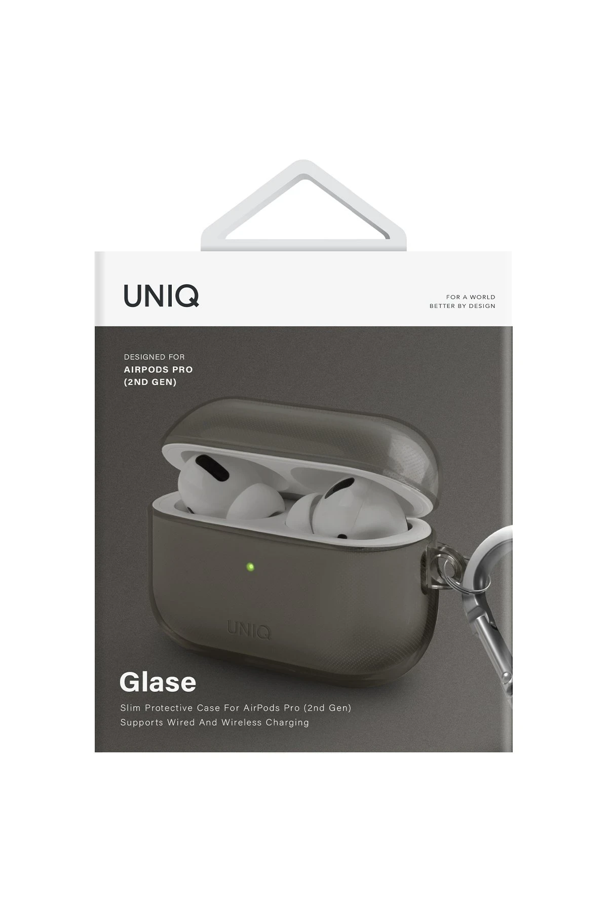 Uniq Airpods Pro 2 (2.nesil) Glase Silikon Kılıf
