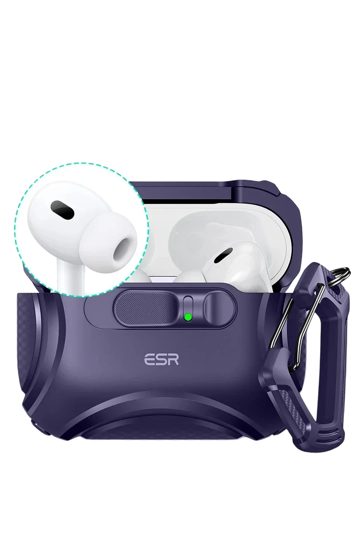 ESR Apple Airpods Pro 3 (3.nesil) Cyber FlickLock Magsafe Şarj Destekli Kilitli Kılıf